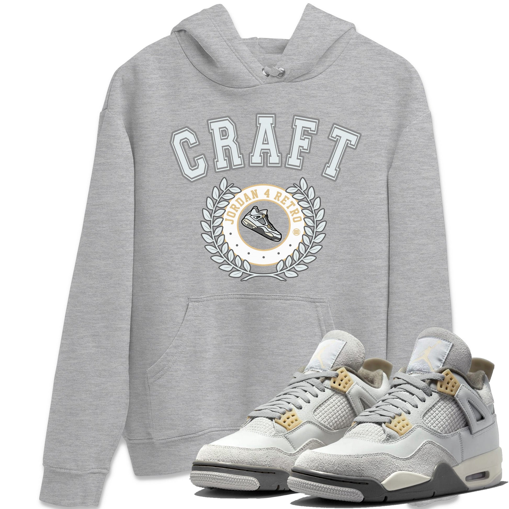Jordan 4 Craft Sneaker Match Tees Sneaker Letter Sneaker Tees Jordan 4 Craft Sneaker Release Tees Unisex Shirts