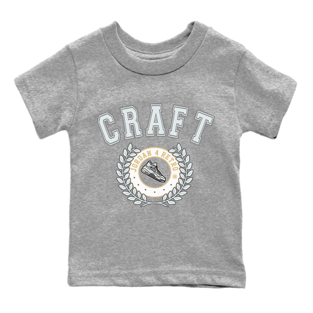 Jordan 4 Craft Sneaker Match Tees Sneaker Letter Sneaker Tees Jordan 4 Craft Sneaker Release Tees Kids Shirts