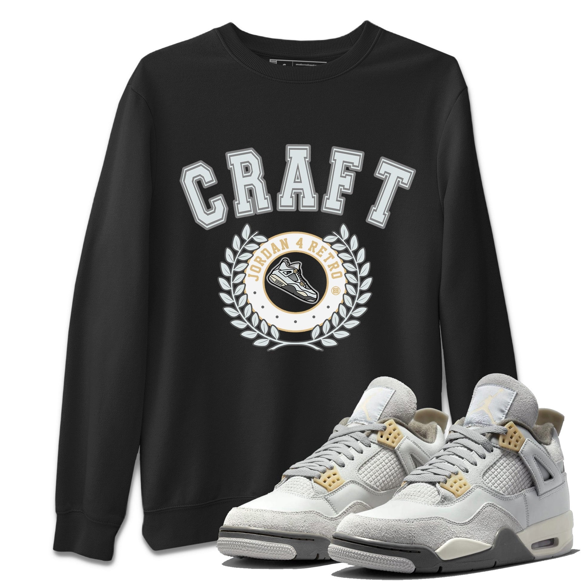 Jordan 4 Craft Sneaker Match Tees Sneaker Letter Sneaker Tees Jordan 4 Craft Sneaker Release Tees Unisex Shirts