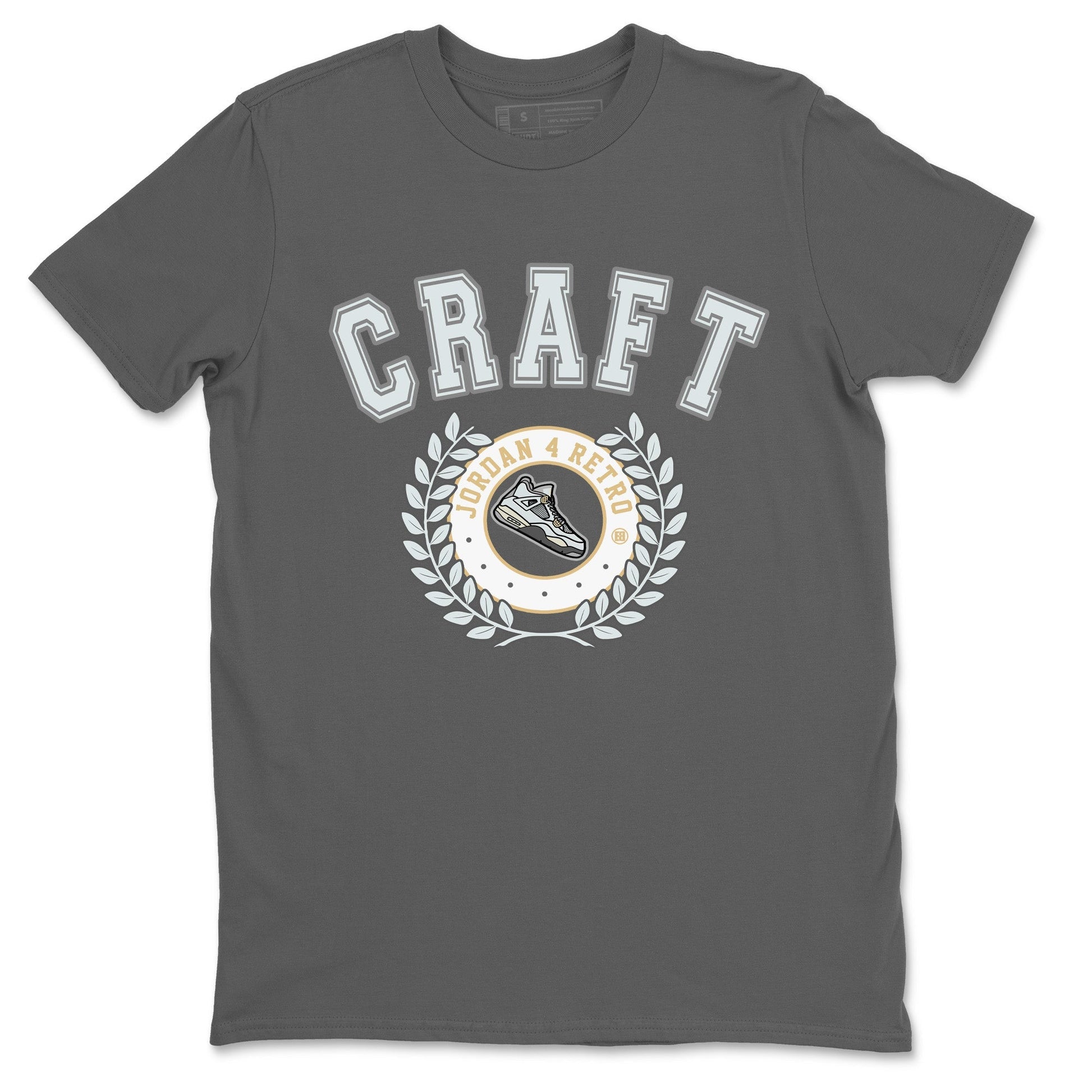 Jordan 4 Craft Sneaker Match Tees Sneaker Letter Sneaker Tees Jordan 4 Craft Sneaker Release Tees Unisex Shirts