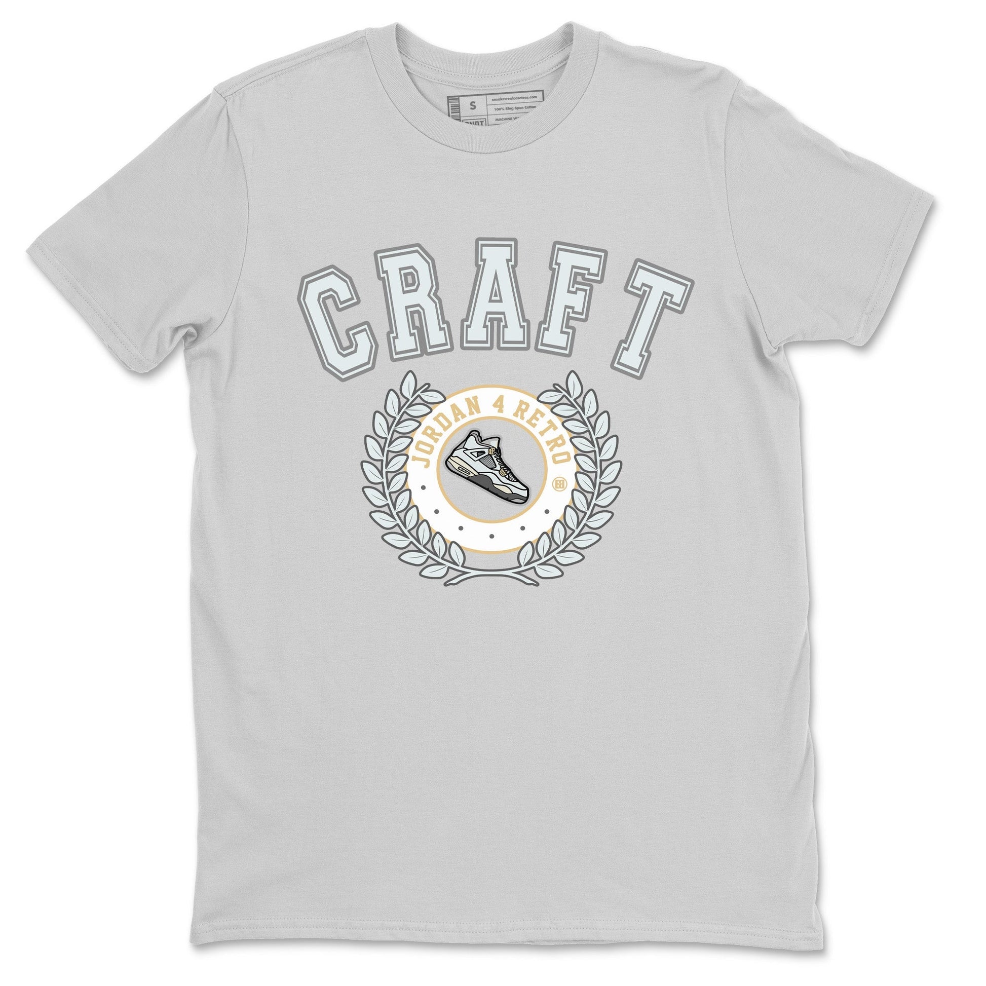 Jordan 4 Craft Sneaker Match Tees Sneaker Letter Sneaker Tees Jordan 4 Craft Sneaker Release Tees Unisex Shirts