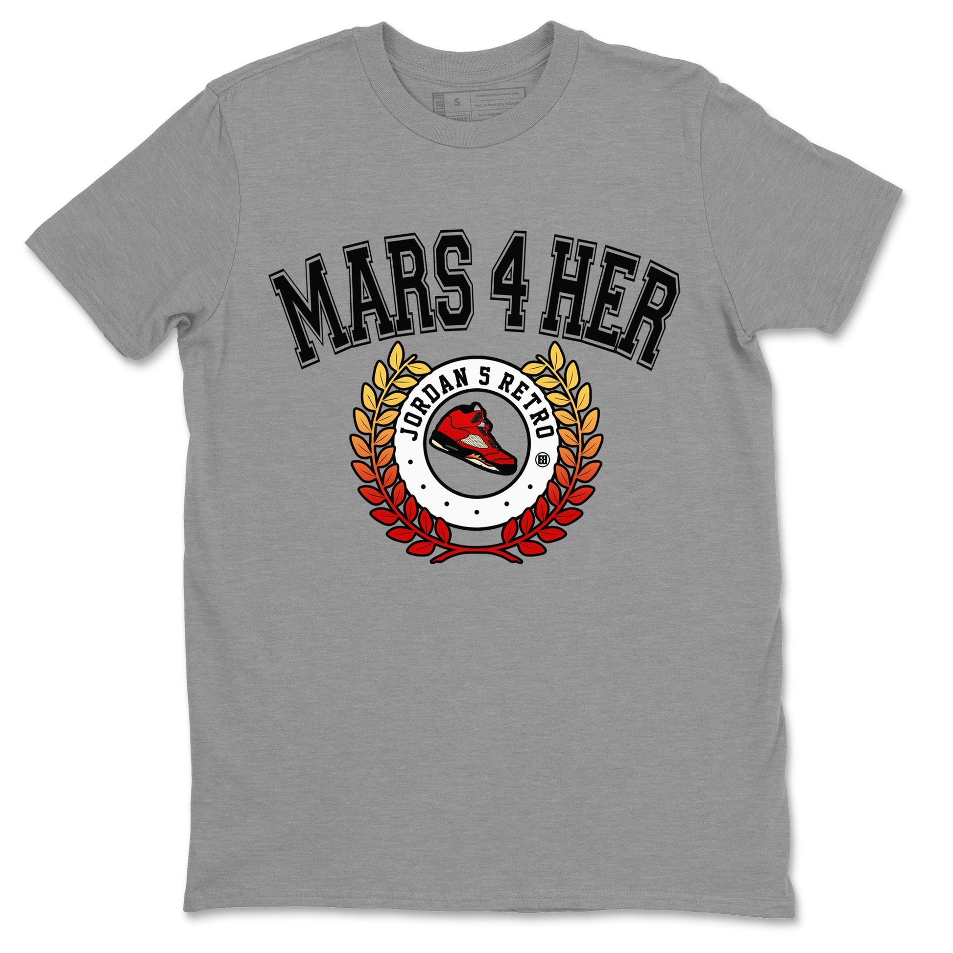 Jordan 5 Mars For Her Sneaker Match Tees Sneaker Letter Sneaker Tees Jordan 5 Mars For Her Sneaker Release Tees Unisex Shirts