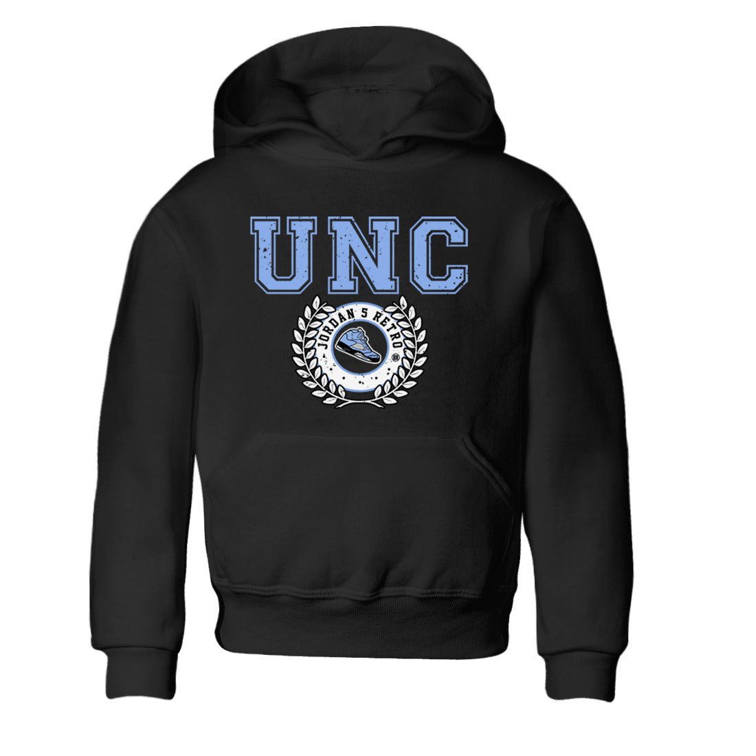 Jordan 5 UNC Sneaker Match Tees Sneaker Letter Sneaker Tees Jordan 5 UNC Sneaker Release Tees Kids Shirts