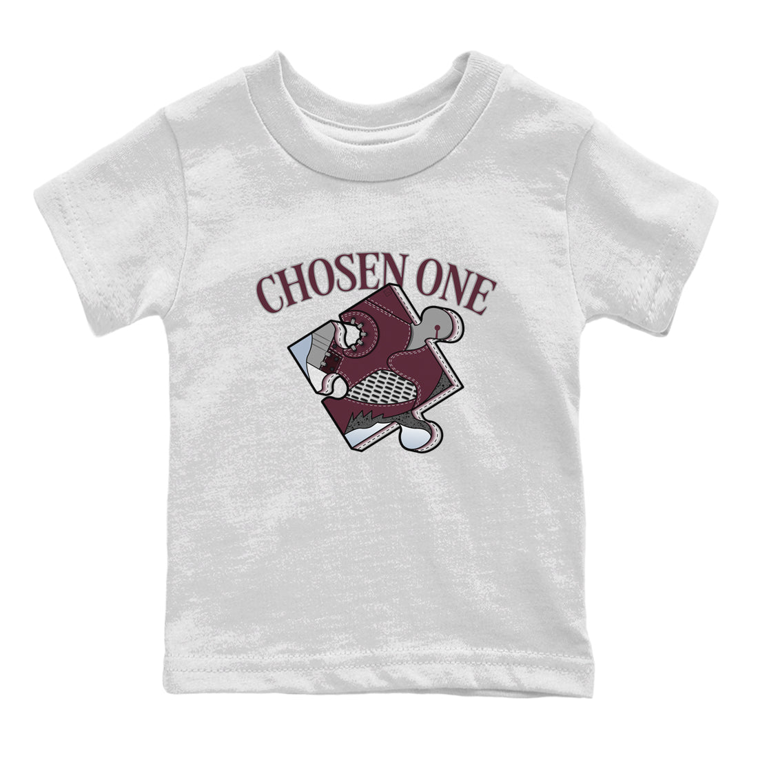 Jordan 5 Burgundy shirt to match jordans Sneaker Puzzle sneaker tees Crew Neck AJ5 Burgundy SNRT Sneaker Release Tees Baby Toddler White 2 T-Shirt