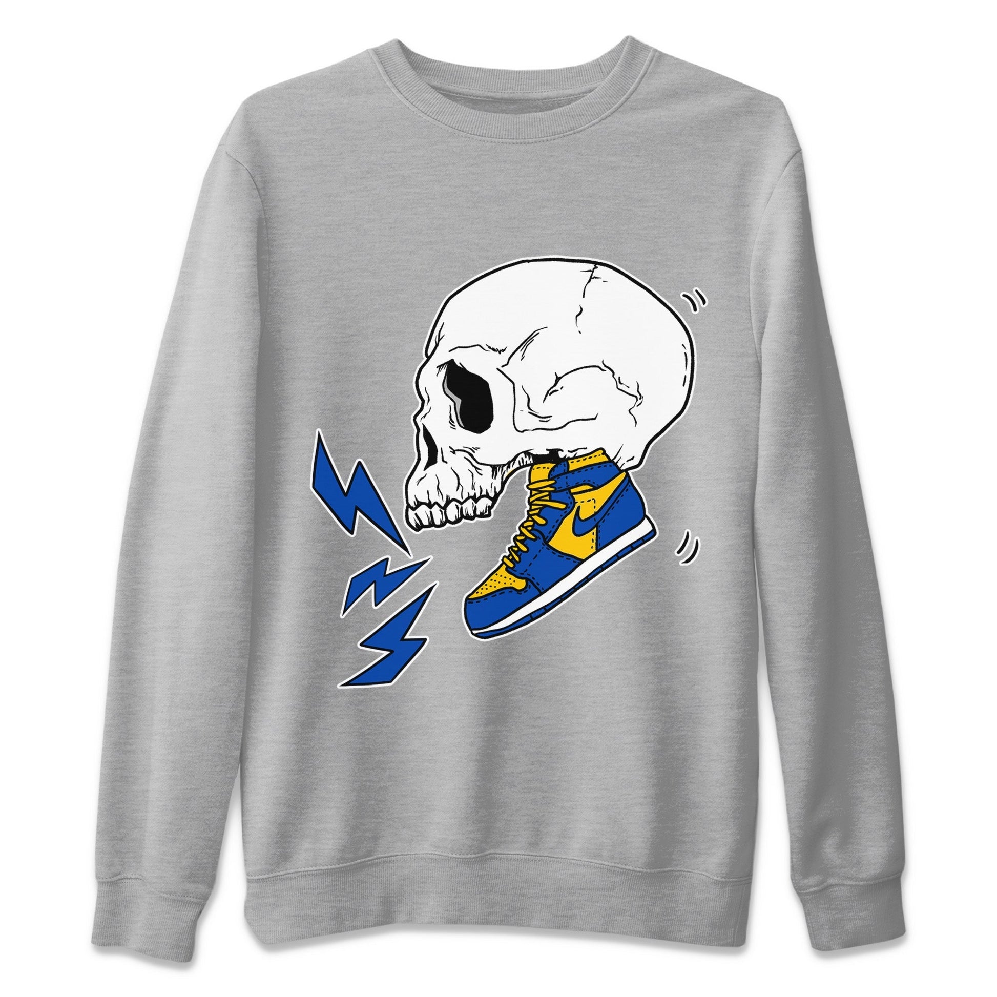 Jordan 1 Game Royal Varsity Maize Sneaker Match Tees Sneaker Skull Sneaker Tees Jordan 1 Game Royal Varsity Maize Sneaker Release Tees Unisex Shirts