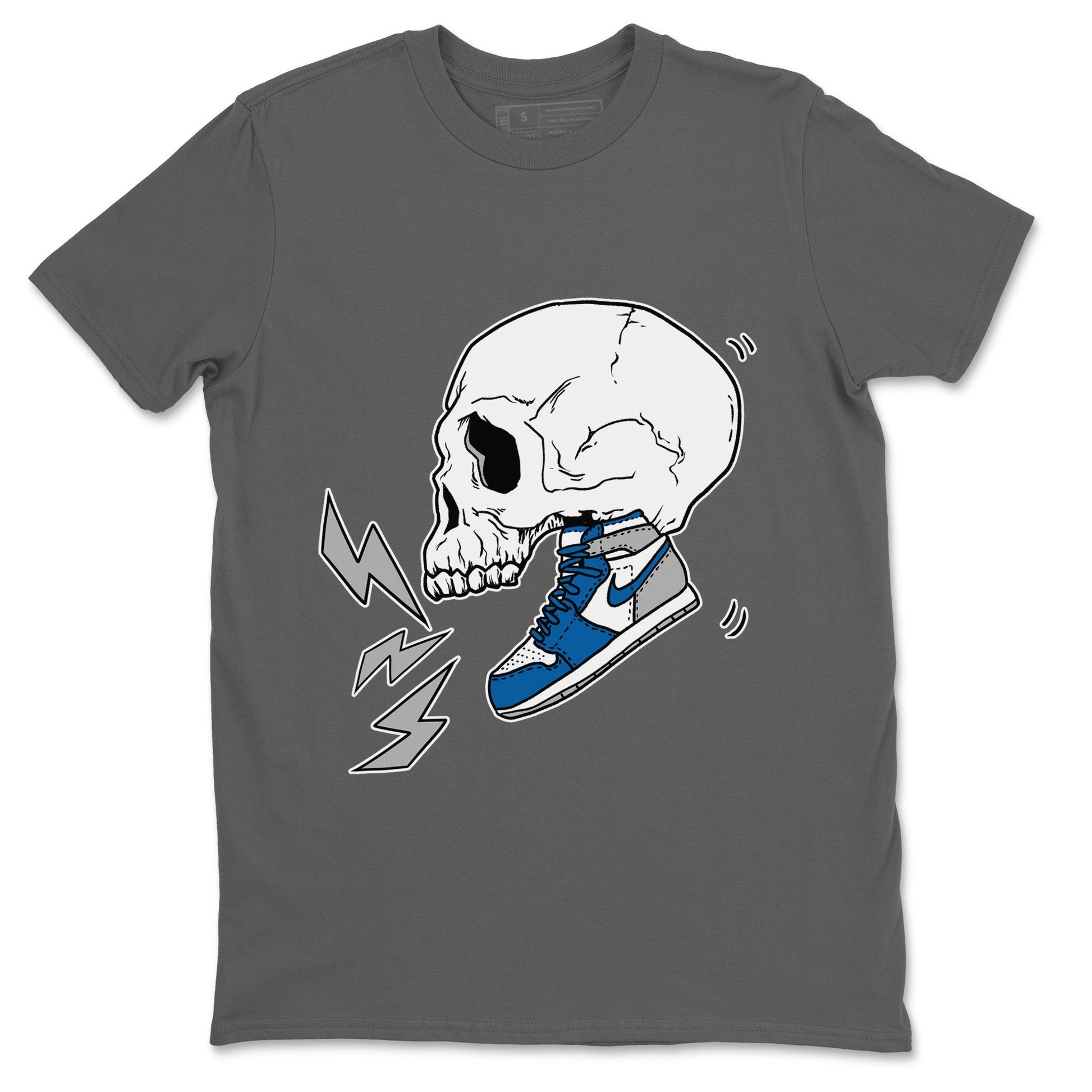 Jordan 1 True Blue Sneaker Match Tees Sneaker Skull Sneaker Tees Jordan 1 True Blue Sneaker Release Tees Unisex Shirts