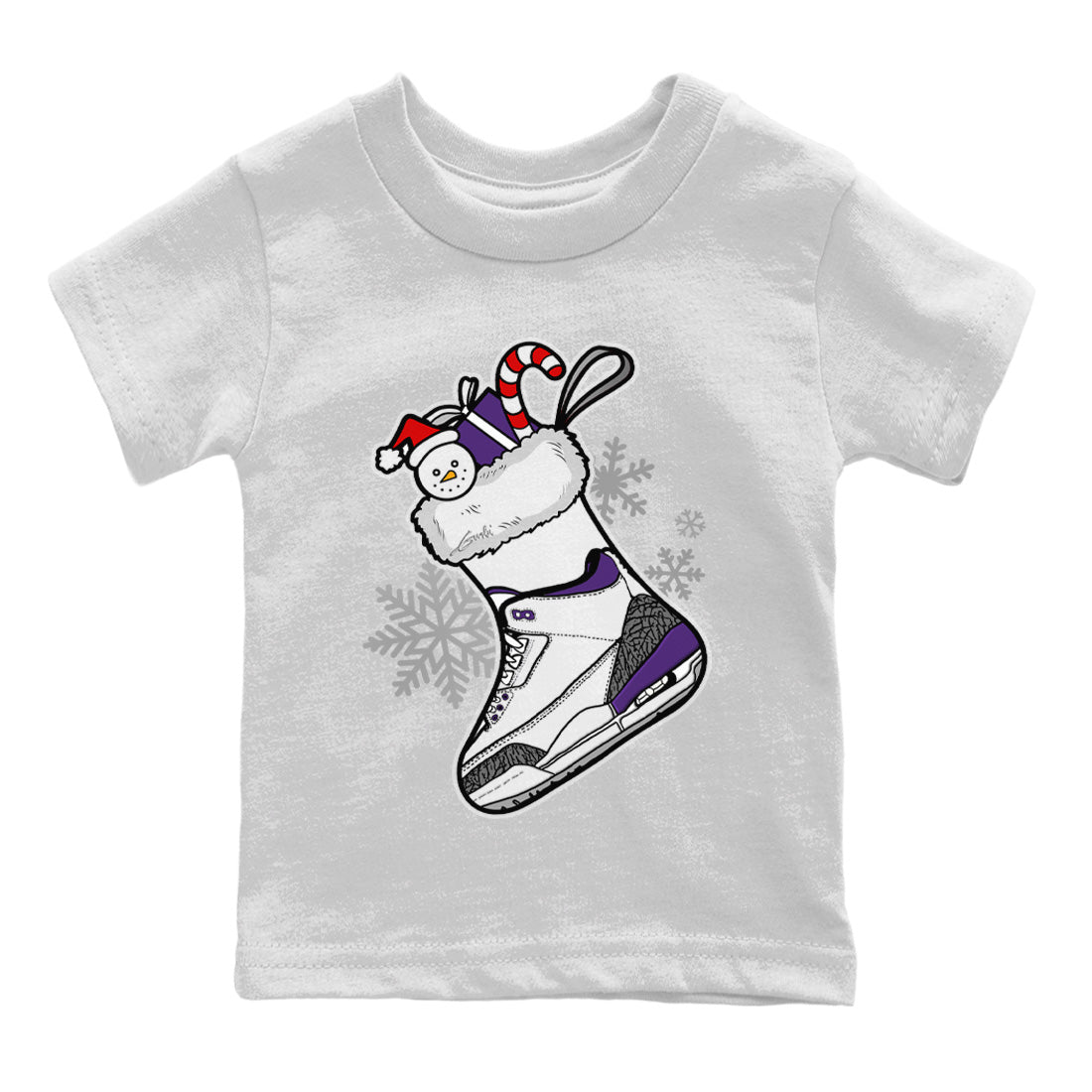 Jordan 3 Dark Iris Sneaker Match Tees Sneaker Stocking Sneaker Tees Jordan 3 Dark Iris Sneaker Release Tees Kids Shirts