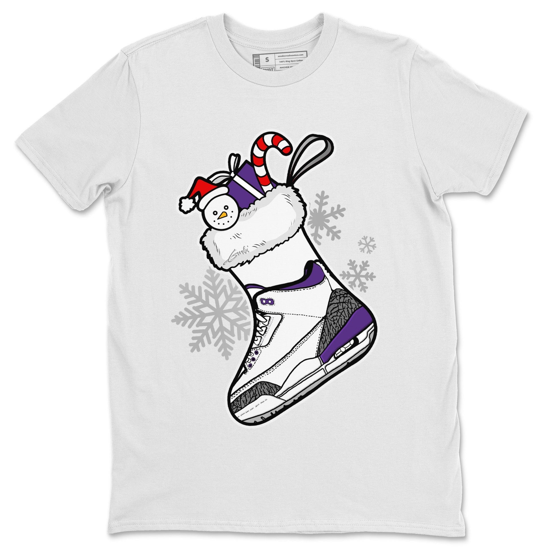 Jordan 3 Dark Iris Sneaker Match Tees Sneaker Stocking Sneaker Tees Jordan 3 Dark Iris Sneaker Release Tees Unisex Shirts