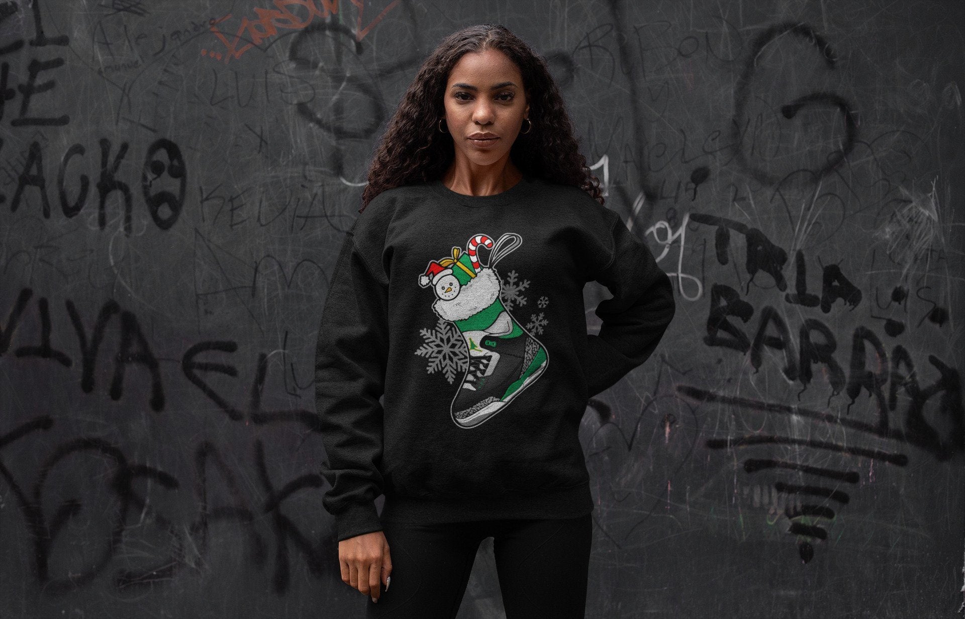 Jordan 3 Pine Green Sneaker Match Tees Sneaker Stocking Sneaker Tees Jordan 3 Pine Green Sneaker Release Tees Unisex Shirts