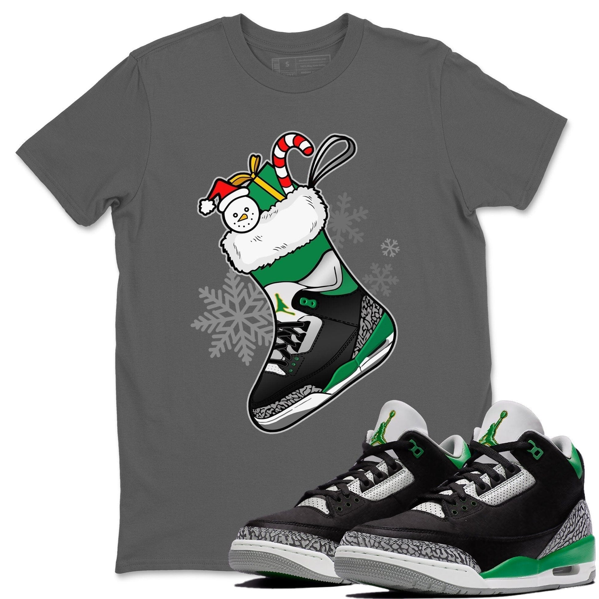 Jordan 3 Pine Green Sneaker Match Tees Sneaker Stocking Sneaker Tees Jordan 3 Pine Green Sneaker Release Tees Unisex Shirts
