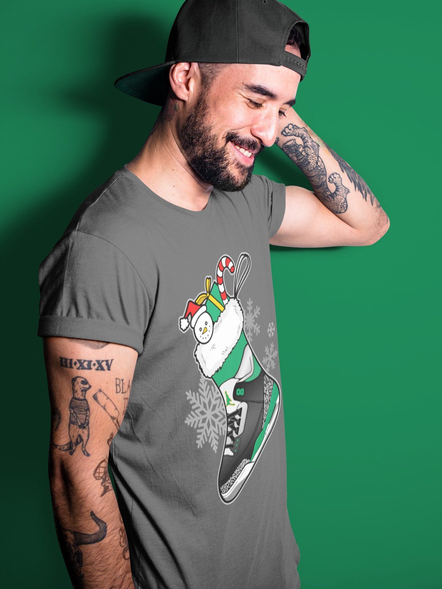 Jordan 3 Pine Green Sneaker Match Tees Sneaker Stocking Sneaker Tees Jordan 3 Pine Green Sneaker Release Tees Unisex Shirts