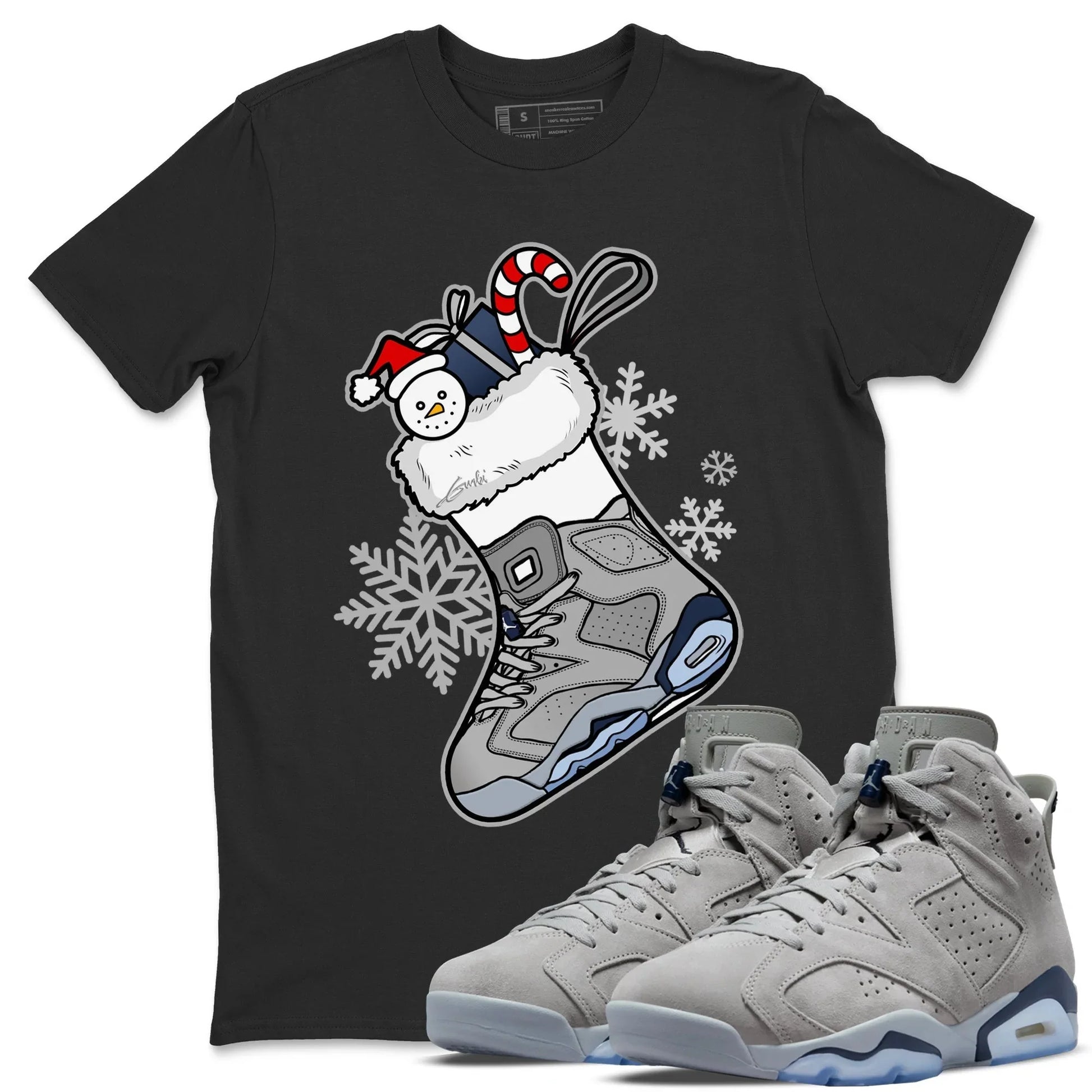 Jordan 6 Georgetown Sneaker Match Tees Sneaker Stocking Sneaker Tees Jordan 6 Georgetown Sneaker Release Tees Unisex Shirts