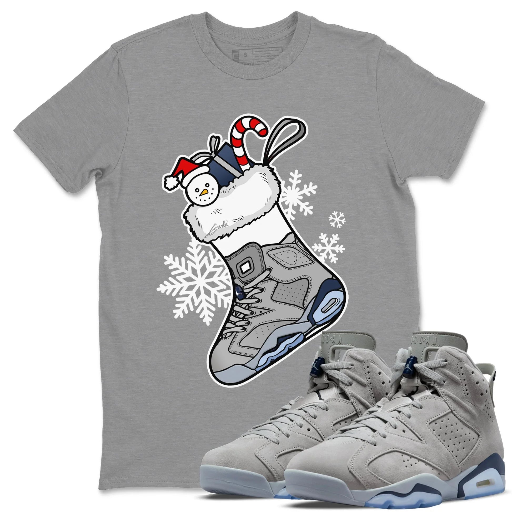 Jordan 6 Georgetown Sneaker Match Tees Sneaker Stocking Sneaker Tees Jordan 6 Georgetown Sneaker Release Tees Unisex Shirts