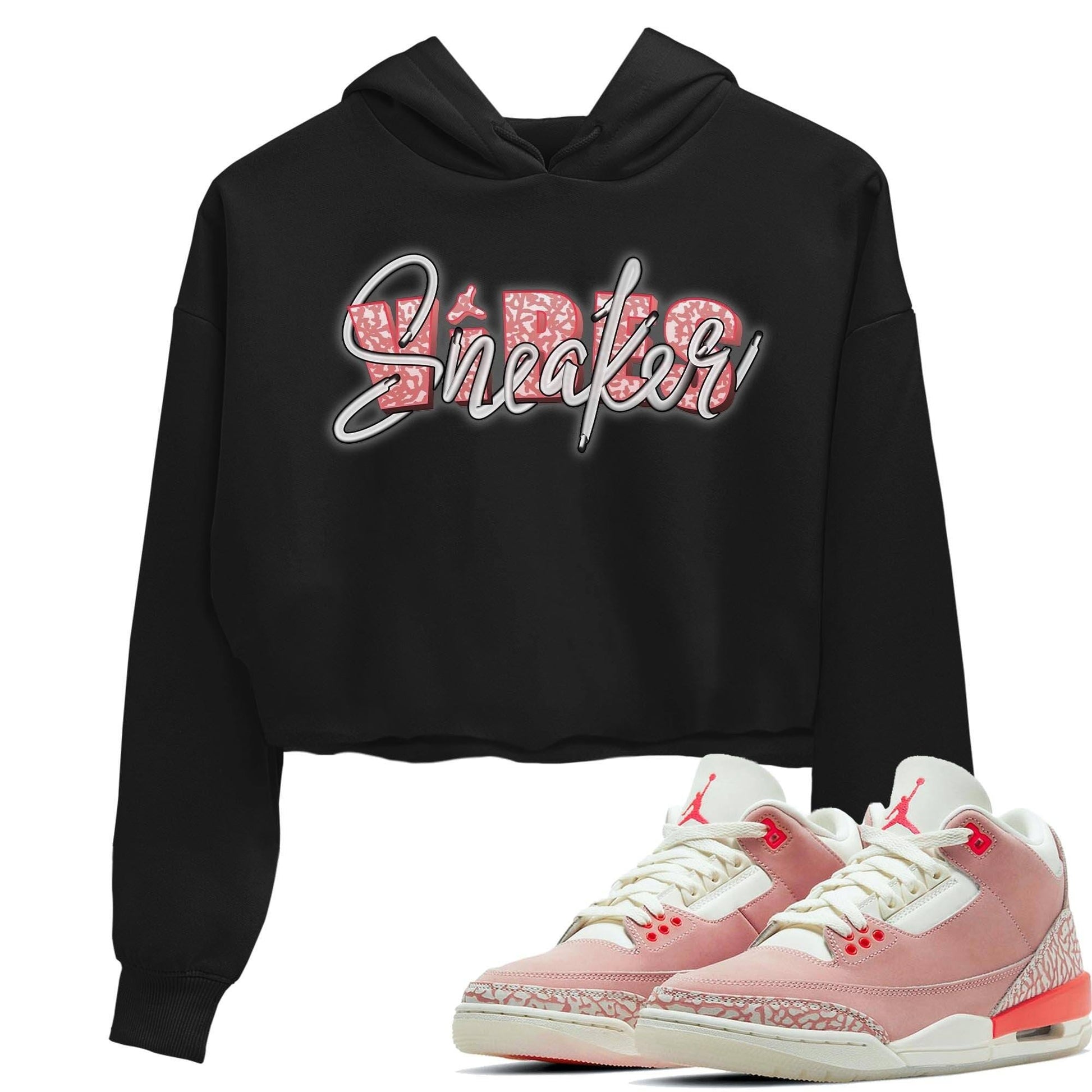 Jordan 3 Rust Pink Sneaker Match Tees Sneaker Vibes Sneaker Tees Jordan 3 Rust Pink Sneaker Release Tees Women's Shirts