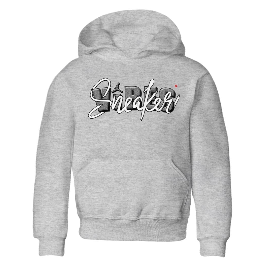 Air Jordan 3 White Cement Sneaker Match Tees Sneaker Vibes Sneaker Tees AJ 3s White Cement Sneaker Release Tees Kids Shirts Heather Grey 2