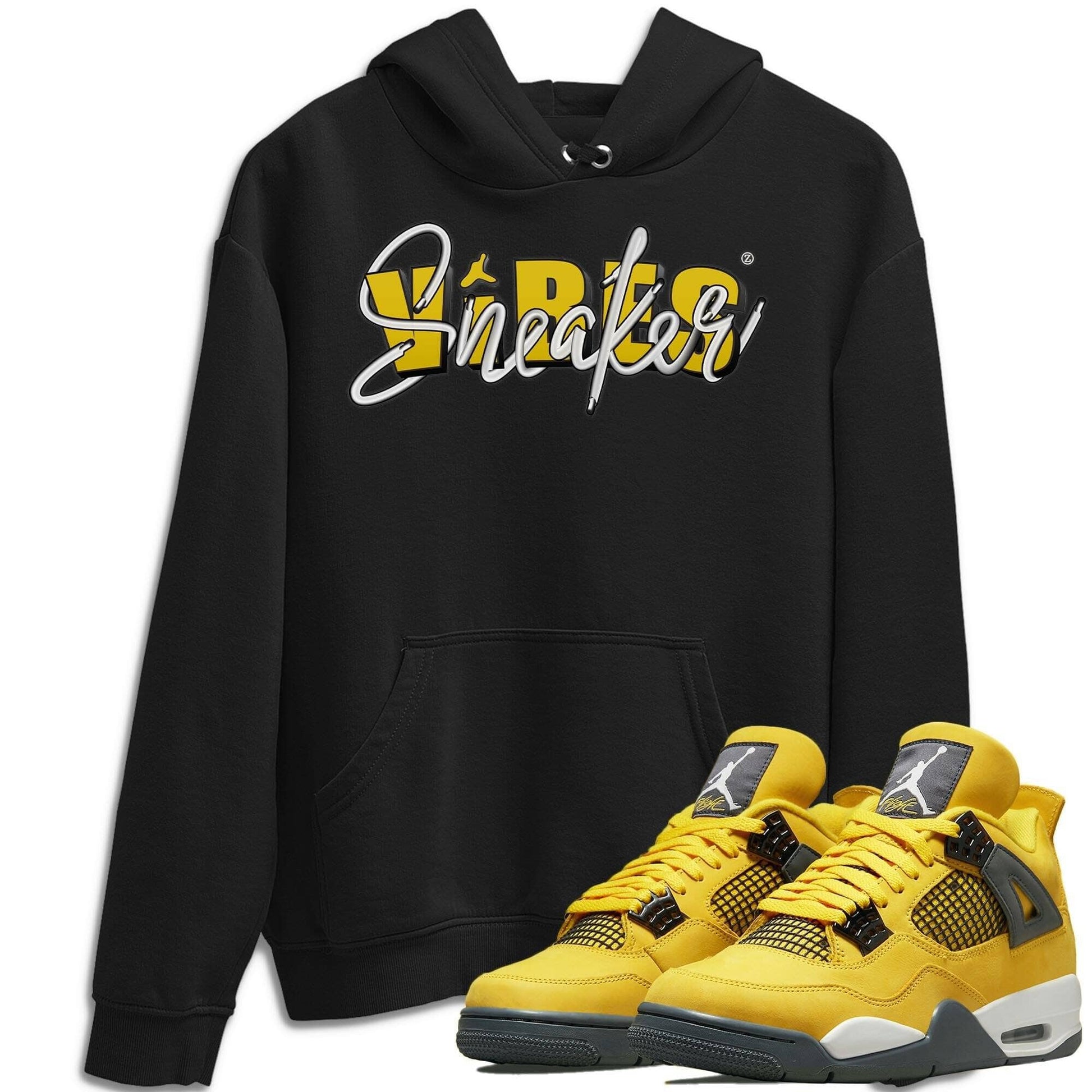 Jordan 4 Lightning Sneaker Match Tees Sneaker Vibes Sneaker Tees Jordan 4 Lightning Sneaker Release Tees Unisex Shirts