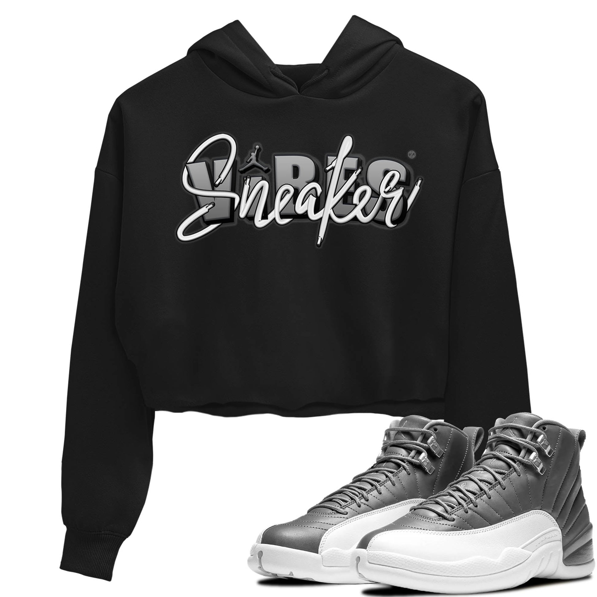 Jordan 12 Stealth Sneaker Match Tees Sneaker Vibes Sneaker Tees Jordan 12 Stealth Sneaker Release Tees Women's Shirts