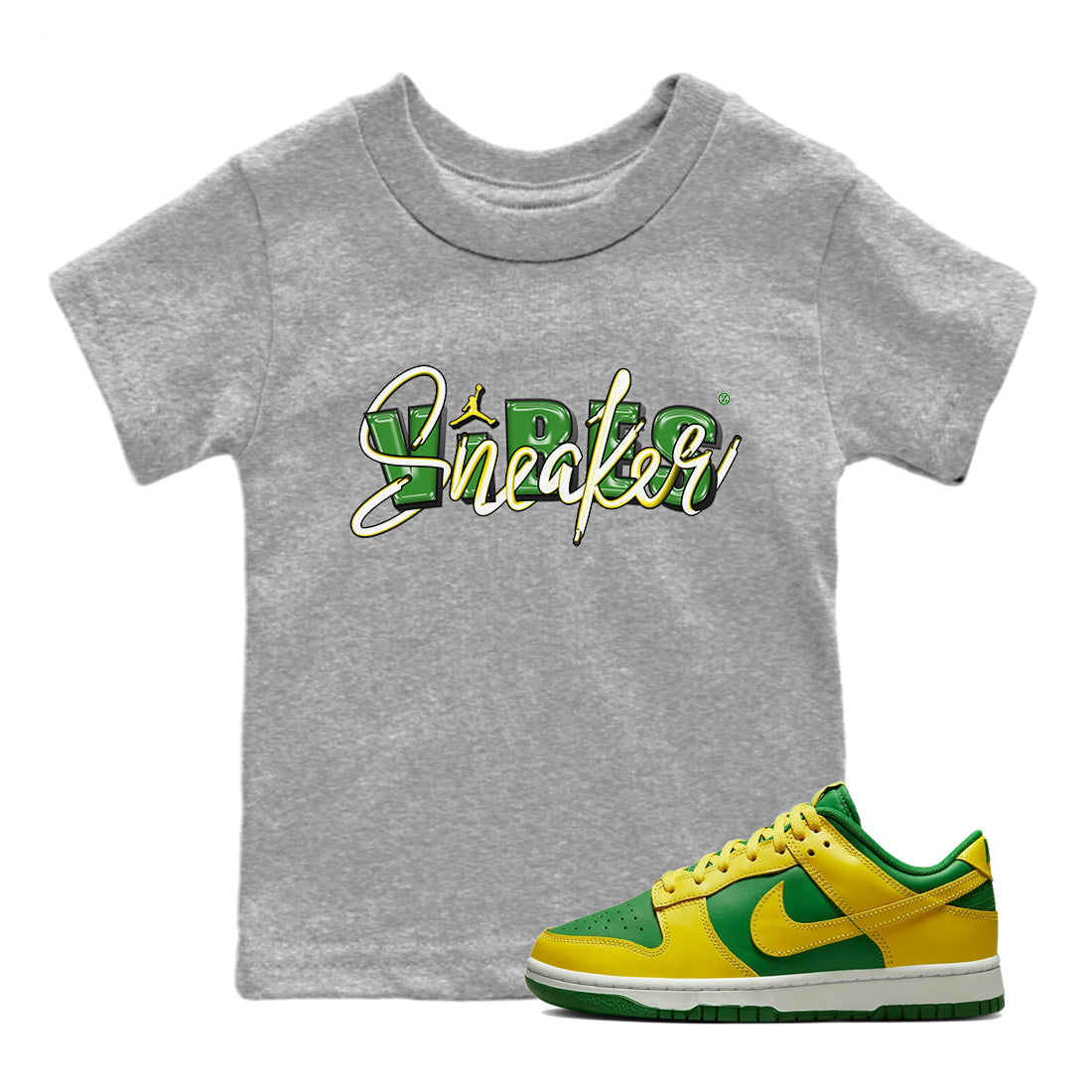 Dunk Reverse Brazil Sneaker Match Tees Sneaker Vibes Sneaker Tees Dunk Reverse Brazil Sneaker Release Tees Kids Shirts