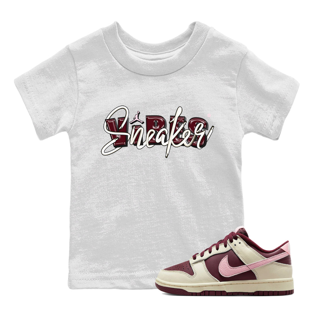 Dunk Valentines Day Sneaker Match Tees Sneaker Vibes Sneaker Tees Nike Dunk Valentine's Day Sneaker SNRT Sneaker Tees Kids Shirts