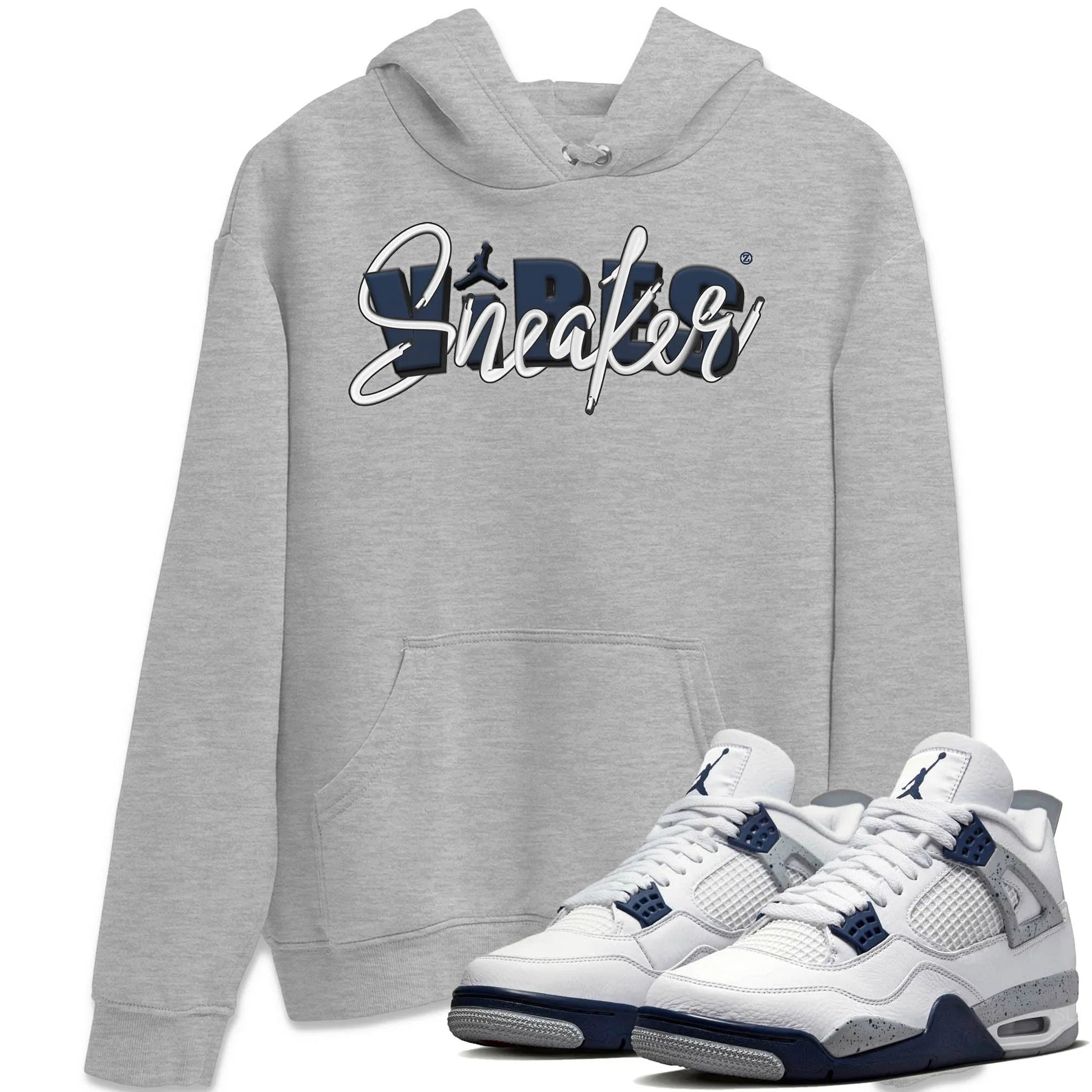 Jordan 4 Midnight Navy Sneaker Match Tees Sneaker Vibes Sneaker Tees Jordan 4 Midnight Navy Sneaker Release Tees Unisex Shirts
