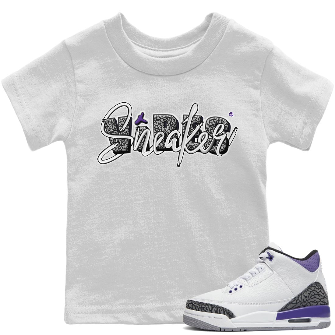 Jordan 3 Dark Iris Sneaker Match Tees Sneaker Vibes Sneaker Tees Jordan 3 Dark Iris Sneaker Release Tees Kids Shirts