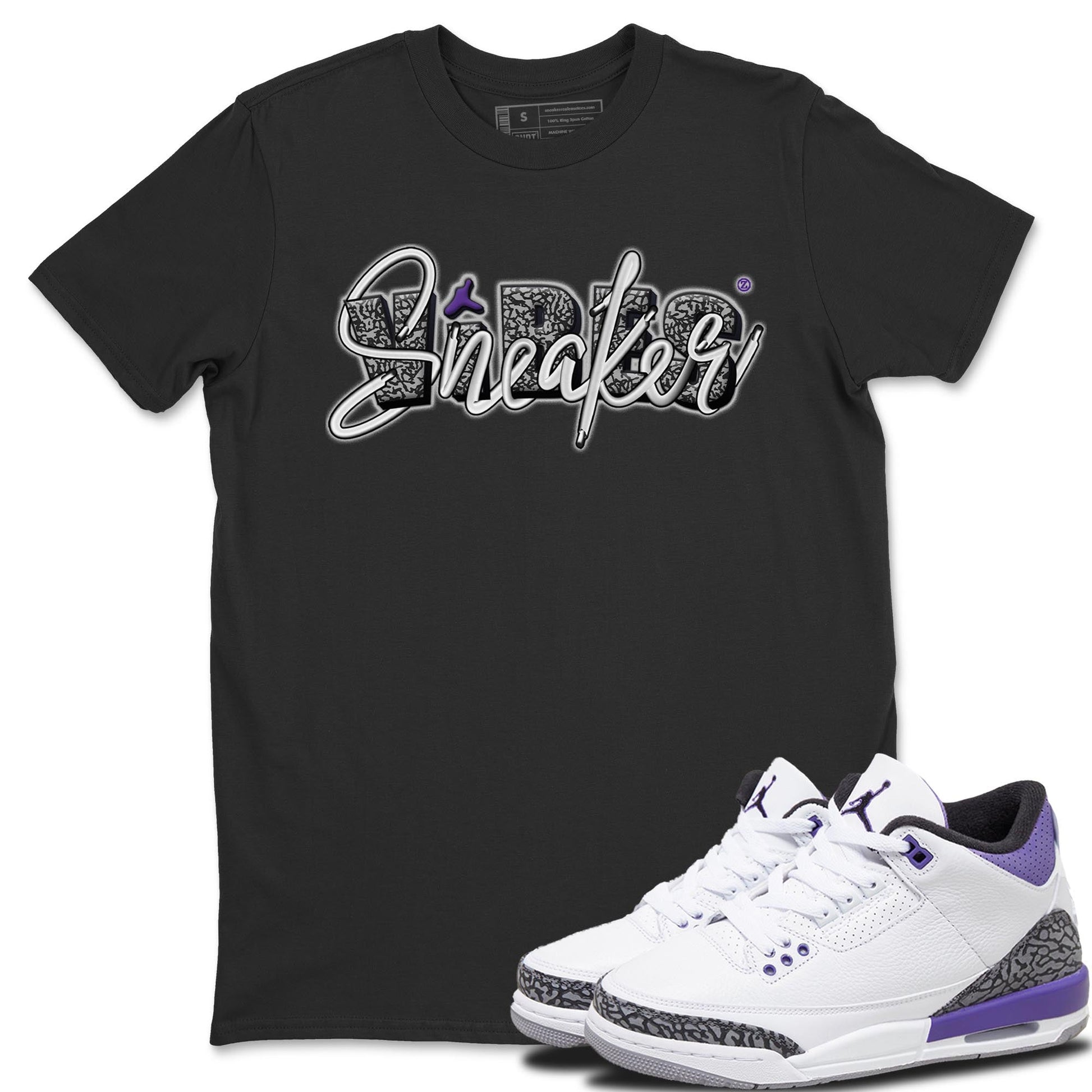 Jordan 3 Dark Iris Sneaker Match Tees Sneaker Vibes Sneaker Tees Jordan 3 Dark Iris Sneaker Release Tees Unisex Shirts