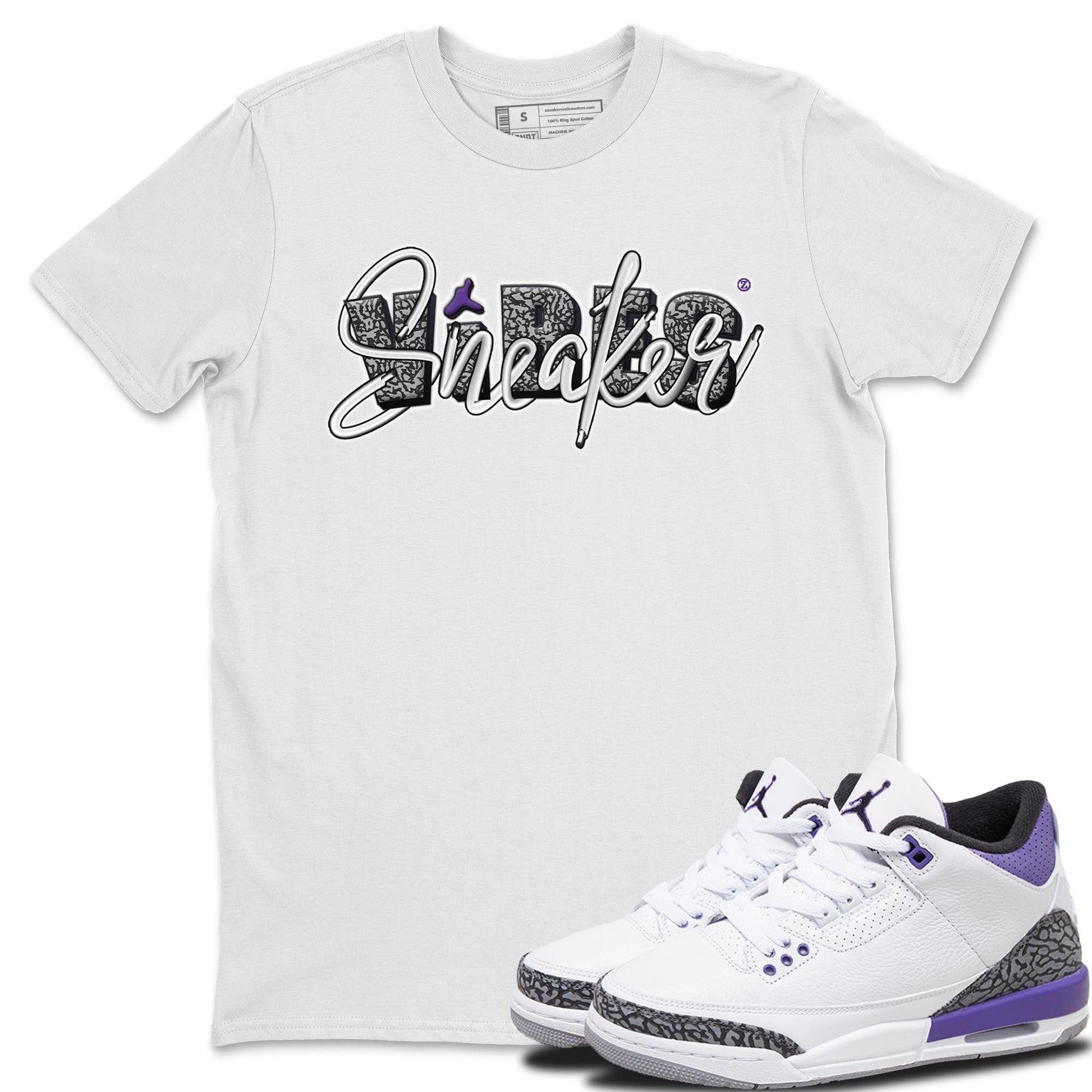 Jordan 3 Dark Iris Sneaker Match Tees Sneaker Vibes Sneaker Tees Jordan 3 Dark Iris Sneaker Release Tees Unisex Shirts