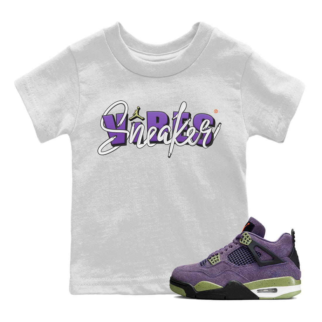 Jordan 4 Canyon Purple Sneaker Match Tees Sneaker Vibes Sneaker Tees Jordan 4 Canyon Purple Sneaker Release Tees Kids Shirts