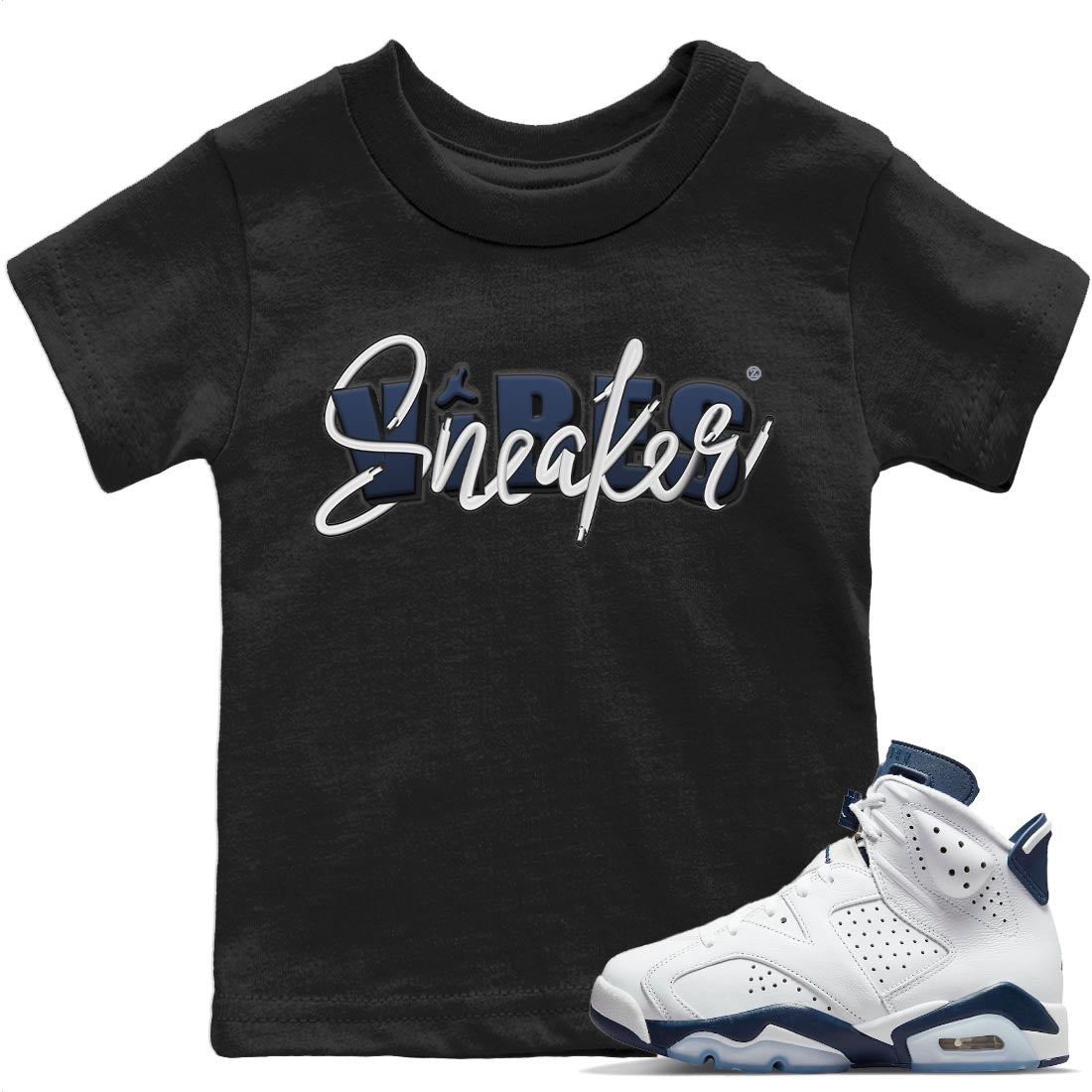 Jordan 6 Midnight Navy Sneaker Match Tees Sneaker Vibes Sneaker Tees Jordan 6 Midnight Navy Sneaker Release Tees Kids Shirts