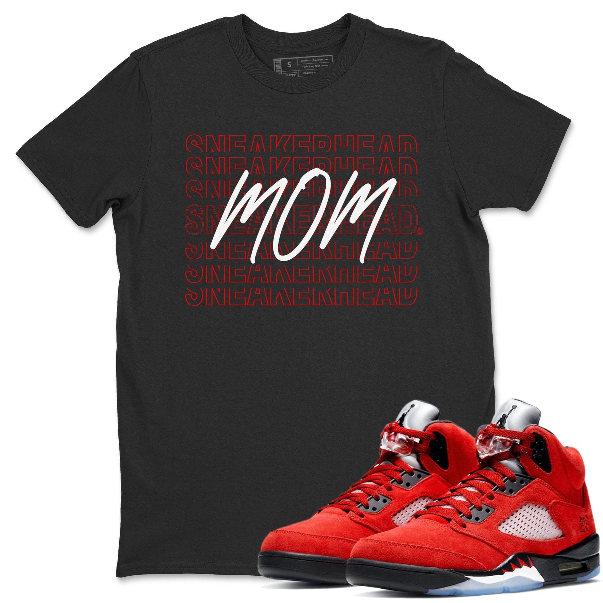 Jordan 5 Raging Bull Sneaker Match Tees Sneakerhead Mom Sneaker Tees Jordan 5 Raging Bull Sneaker Release Tees Unisex Shirts
