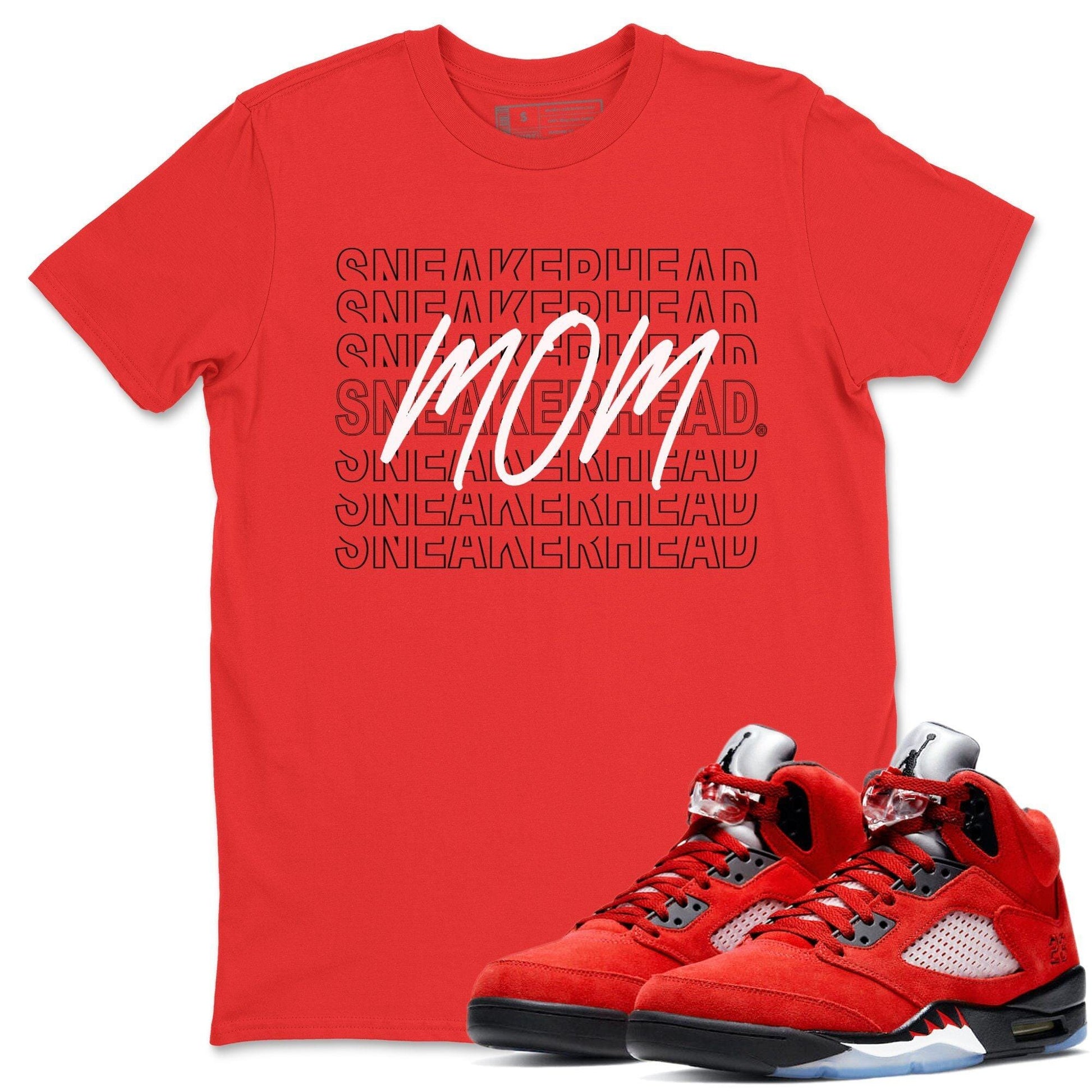 Jordan 5 Raging Bull Sneaker Match Tees Sneakerhead Mom Sneaker Tees Jordan 5 Raging Bull Sneaker Release Tees Unisex Shirts