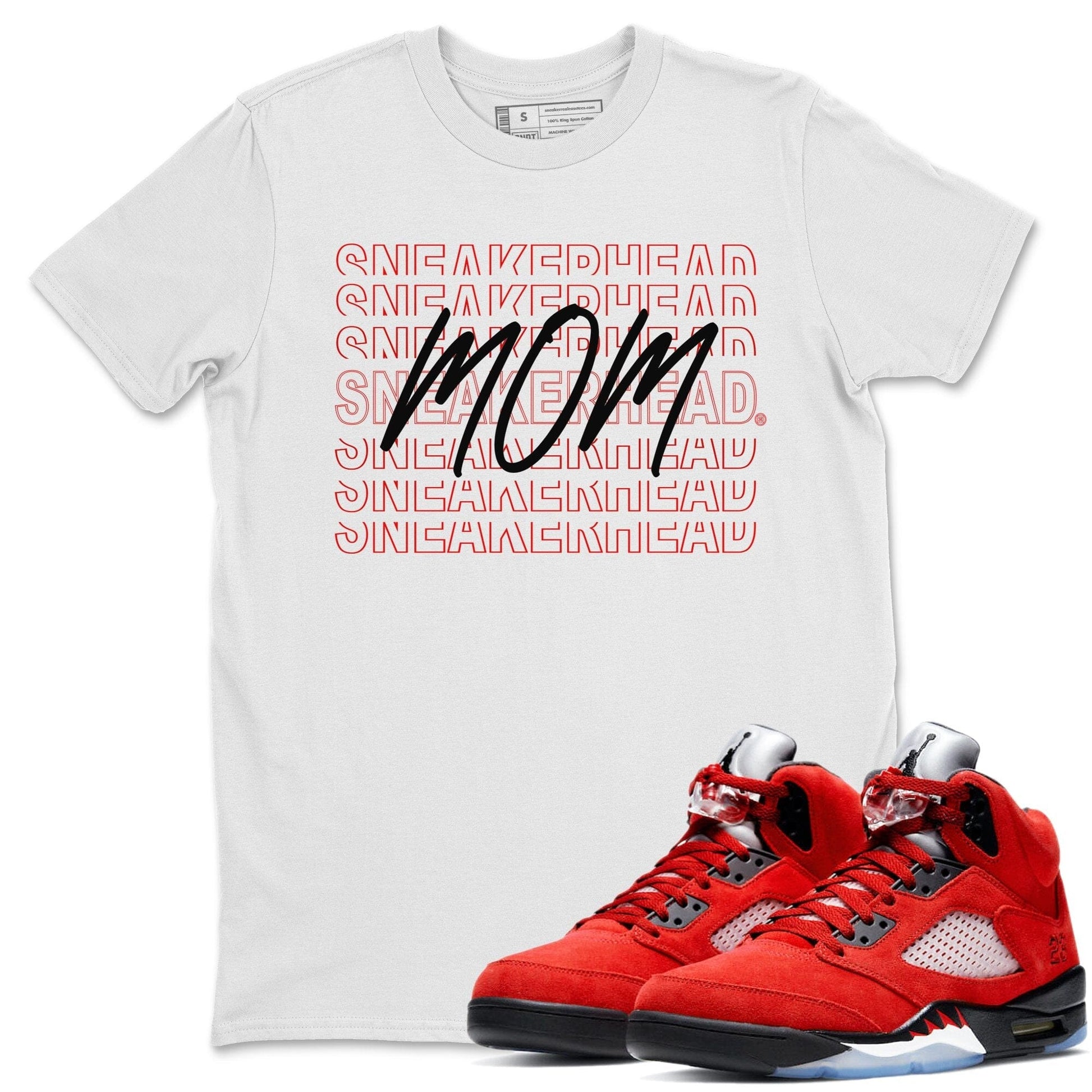 Jordan 5 Raging Bull Sneaker Match Tees Sneakerhead Mom Sneaker Tees Jordan 5 Raging Bull Sneaker Release Tees Unisex Shirts