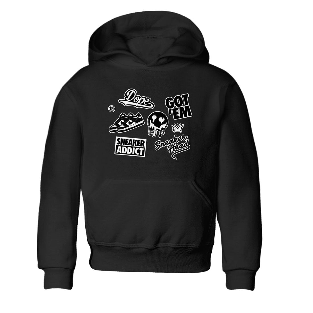 Dunk Low Panda shirt to match jordans Sneakerhead Sticker sneaker tees Dunk Panda SNRT Sneaker Tees baby toddler Black 2 cotton Shirt