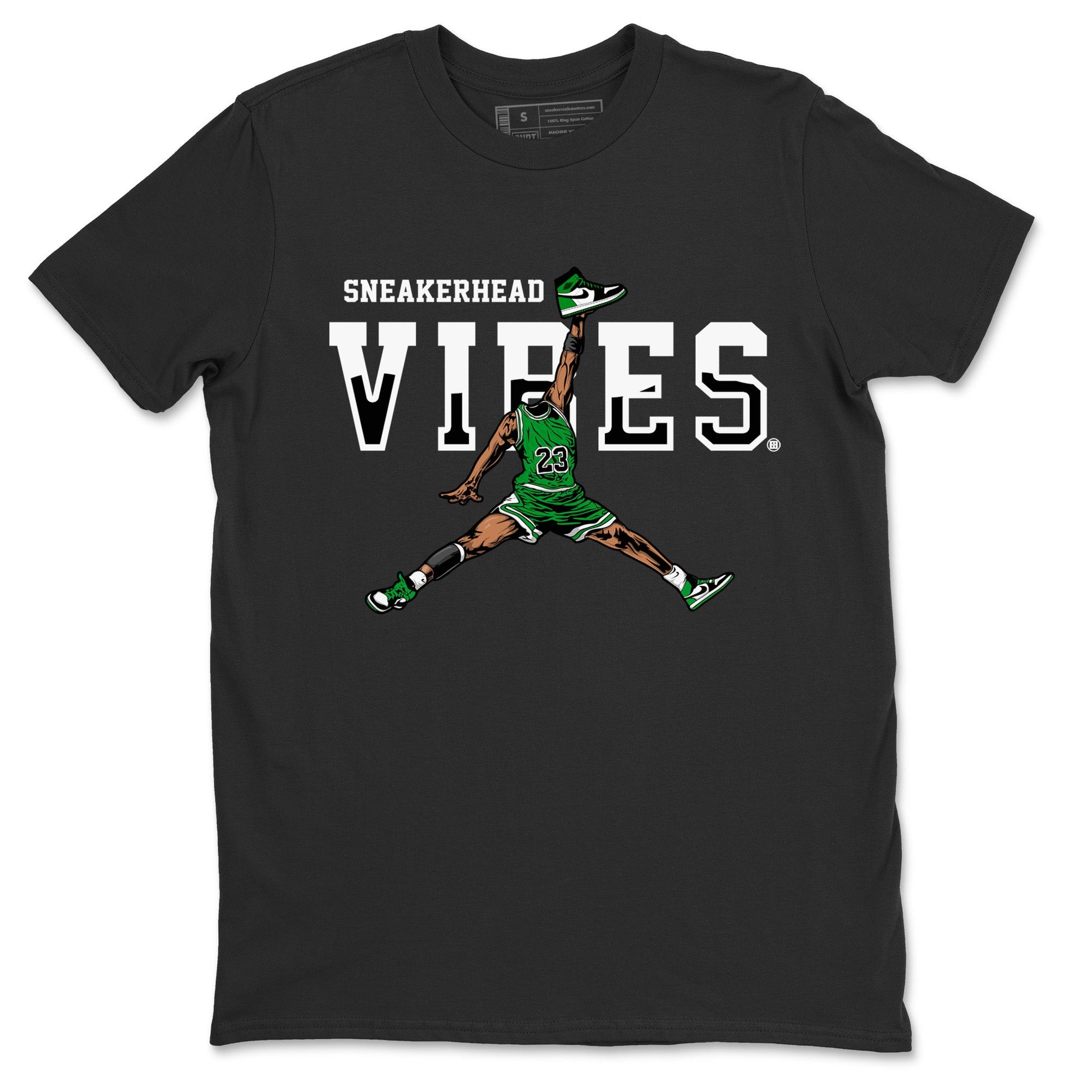 Air Jordan 1 Celtics Sneaker Match Tees Sneakerhead Vibes Sneaker Tees Air Jordan 1 Retro Celtics Sneaker Release Tees Unisex Shirts Black 2