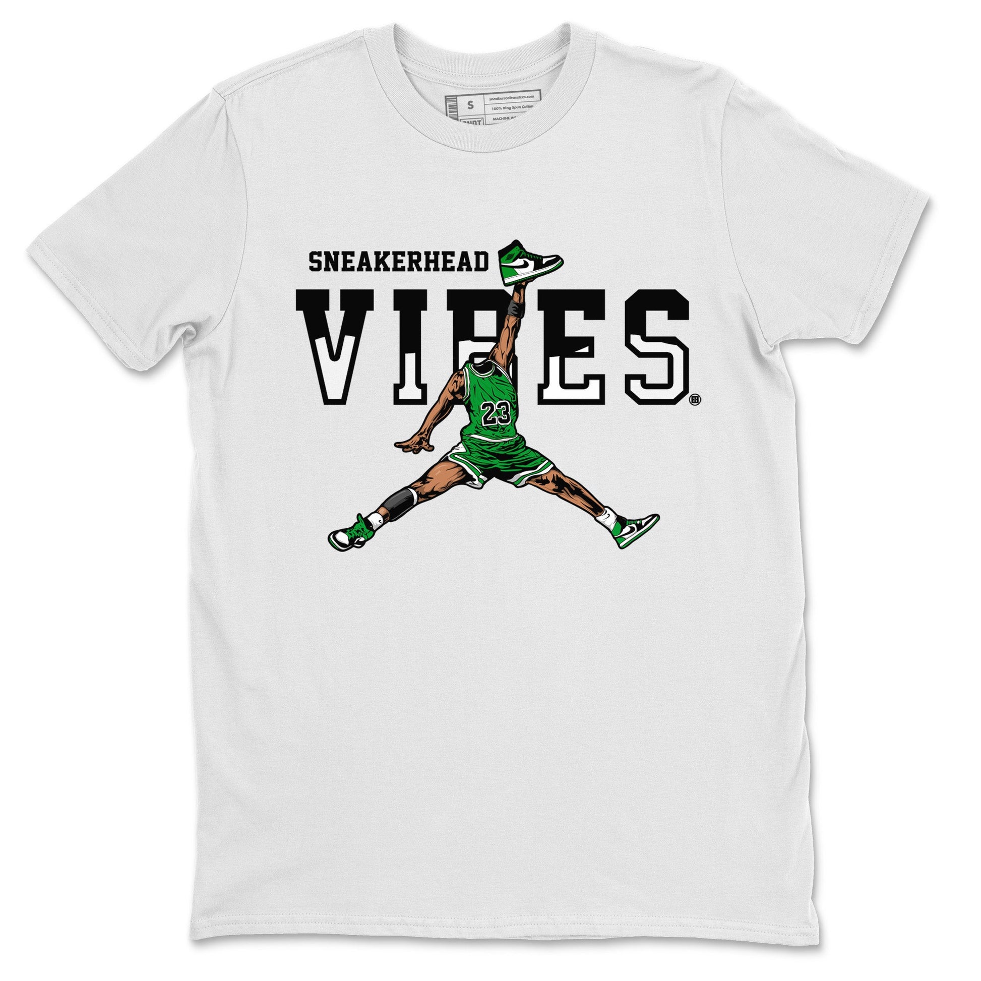 Air Jordan 1 Celtics Sneaker Match Tees Sneakerhead Vibes Sneaker Tees Air Jordan 1 Retro Celtics Sneaker Release Tees Unisex Shirts White 2