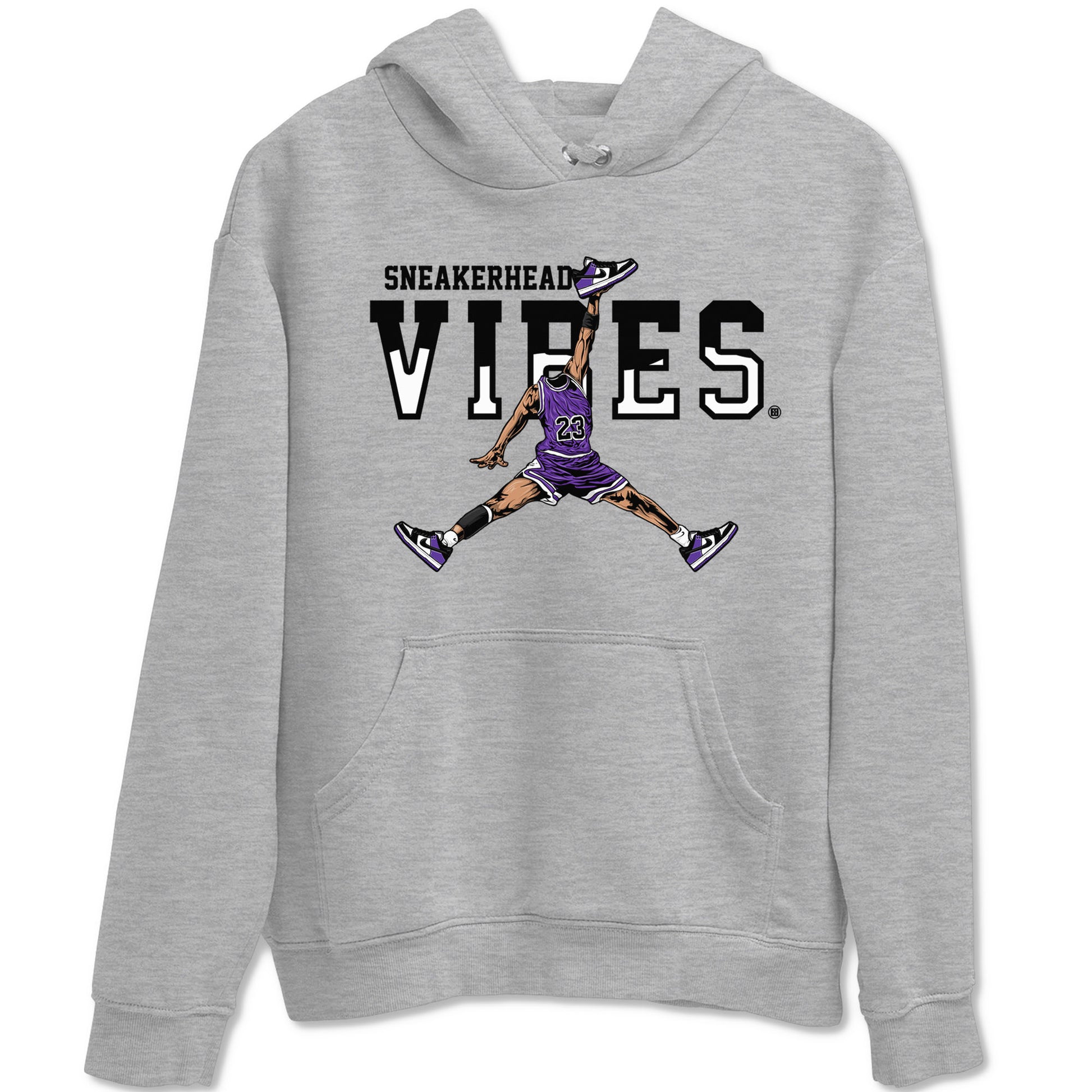 Sneakerhead Vibes sneaker match tees to Court Purple Dunks street fashion brand for shirts to match Jordans SNRT Sneaker Tees Dunk Low Court Purple unisex t-shirt Heather Grey 2 unisex shirt