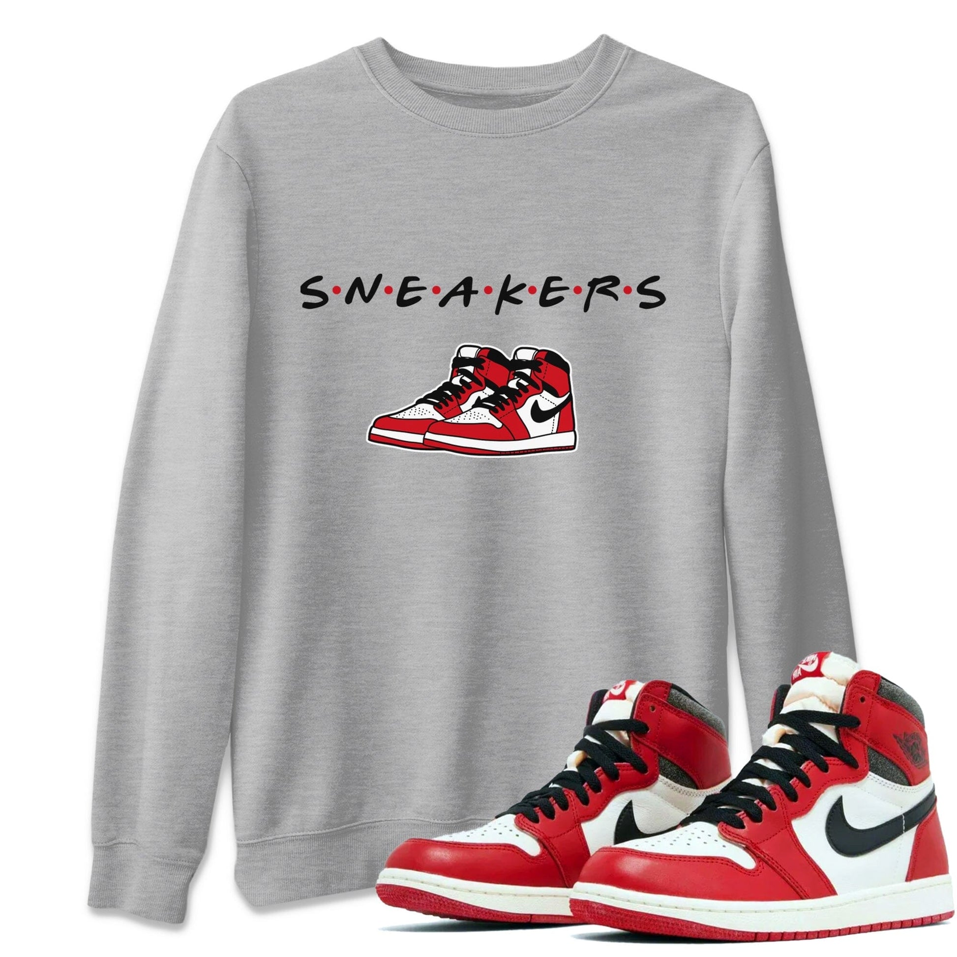 Jordan 1 Lost & Found Sneaker Match Tees Sneakers Sneaker Tees Jordan 1 Lost & Found Sneaker Release Tees Unisex Shirts