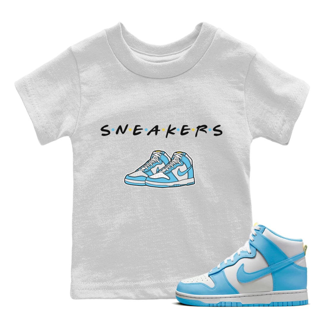 Dunk Blue Chill Sneaker Match Tees Sneakers Sneaker Tees Dunk Blue Chill Sneaker Release Tees Kids Shirts