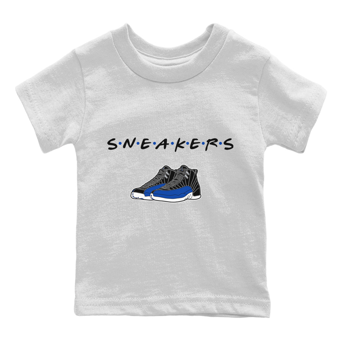Jordan 12 Hyper Royal Sneaker Match Tees Sneakers Sneaker Tees Jordan 12 Hyper Royal Sneaker Release Tees Kids Shirts