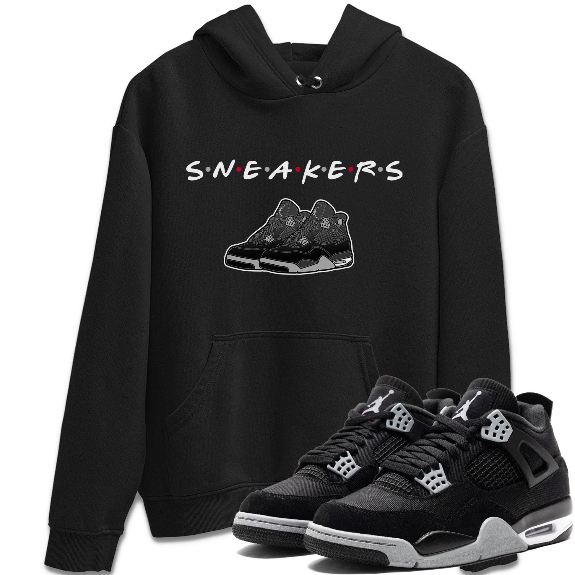 Jordan 4 Black Canvas Sneaker Match Tees Sneakers Sneaker Tees Jordan 4 Black Canvas Sneaker Release Tees Unisex Shirts