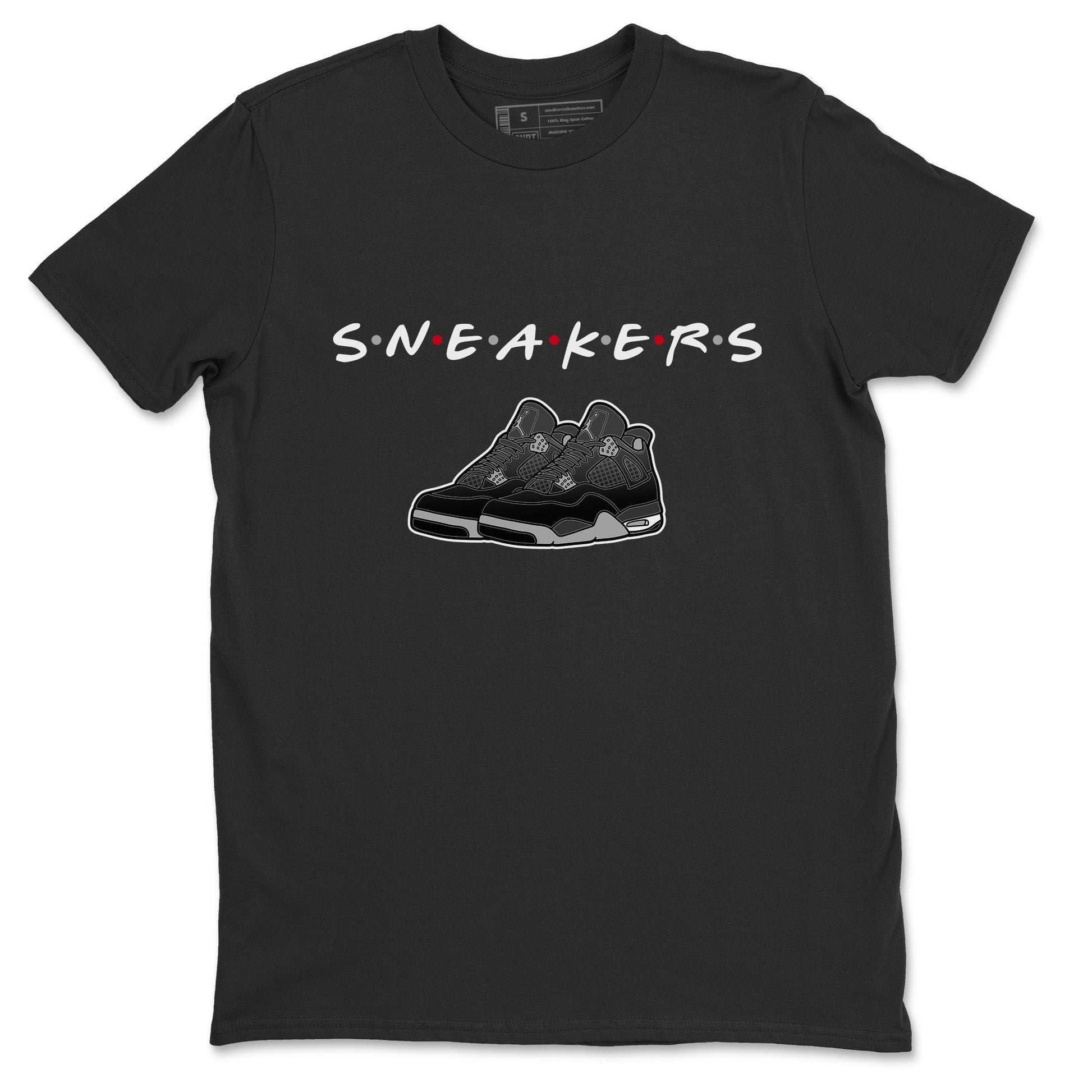 Jordan 4 Black Canvas Sneaker Match Tees Sneakers Sneaker Tees Jordan 4 Black Canvas Sneaker Release Tees Unisex Shirts