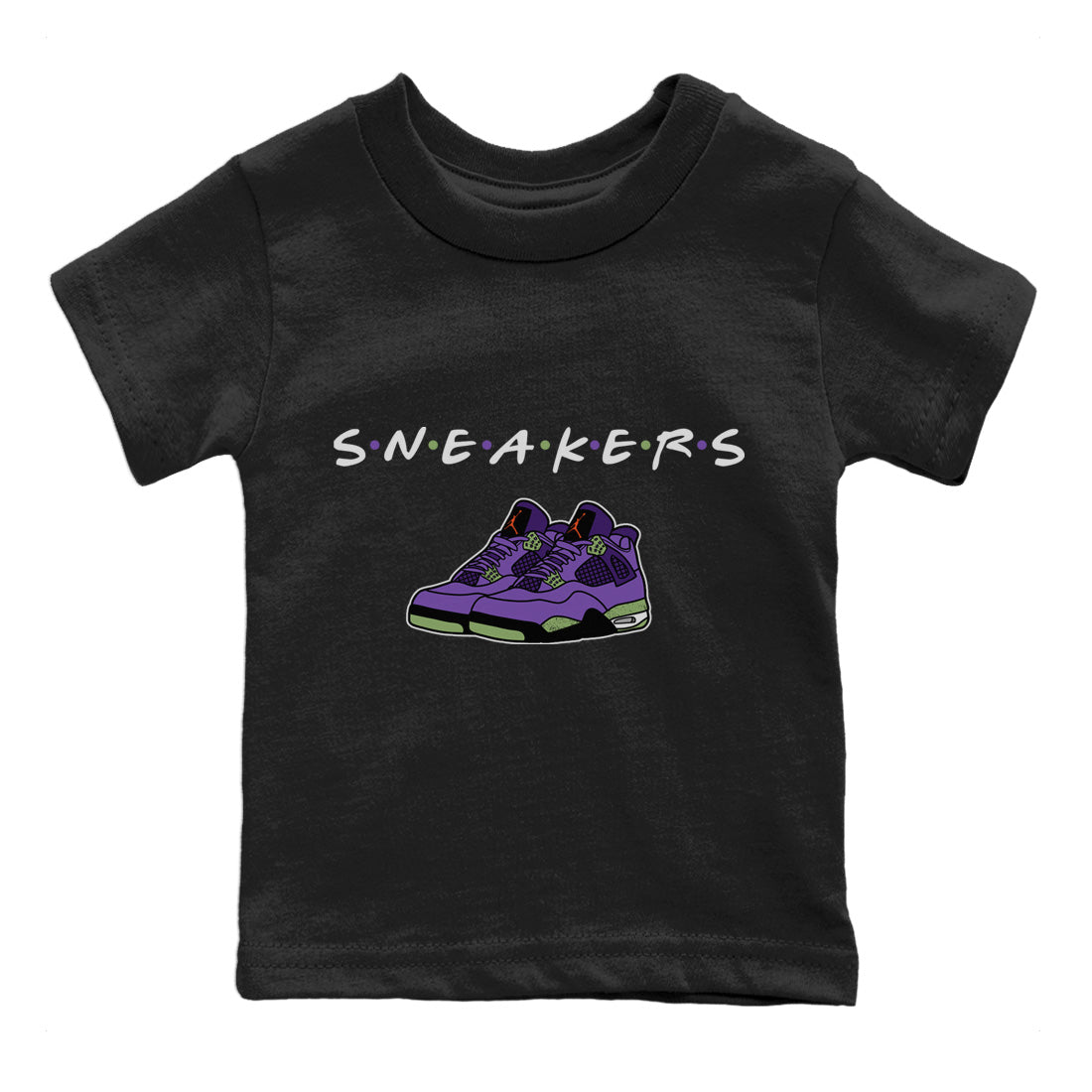 Jordan 4 Canyon Purple Sneaker Match Tees Sneakers Sneaker Tees Jordan 4 Canyon Purple Sneaker Release Tees Kids Shirts