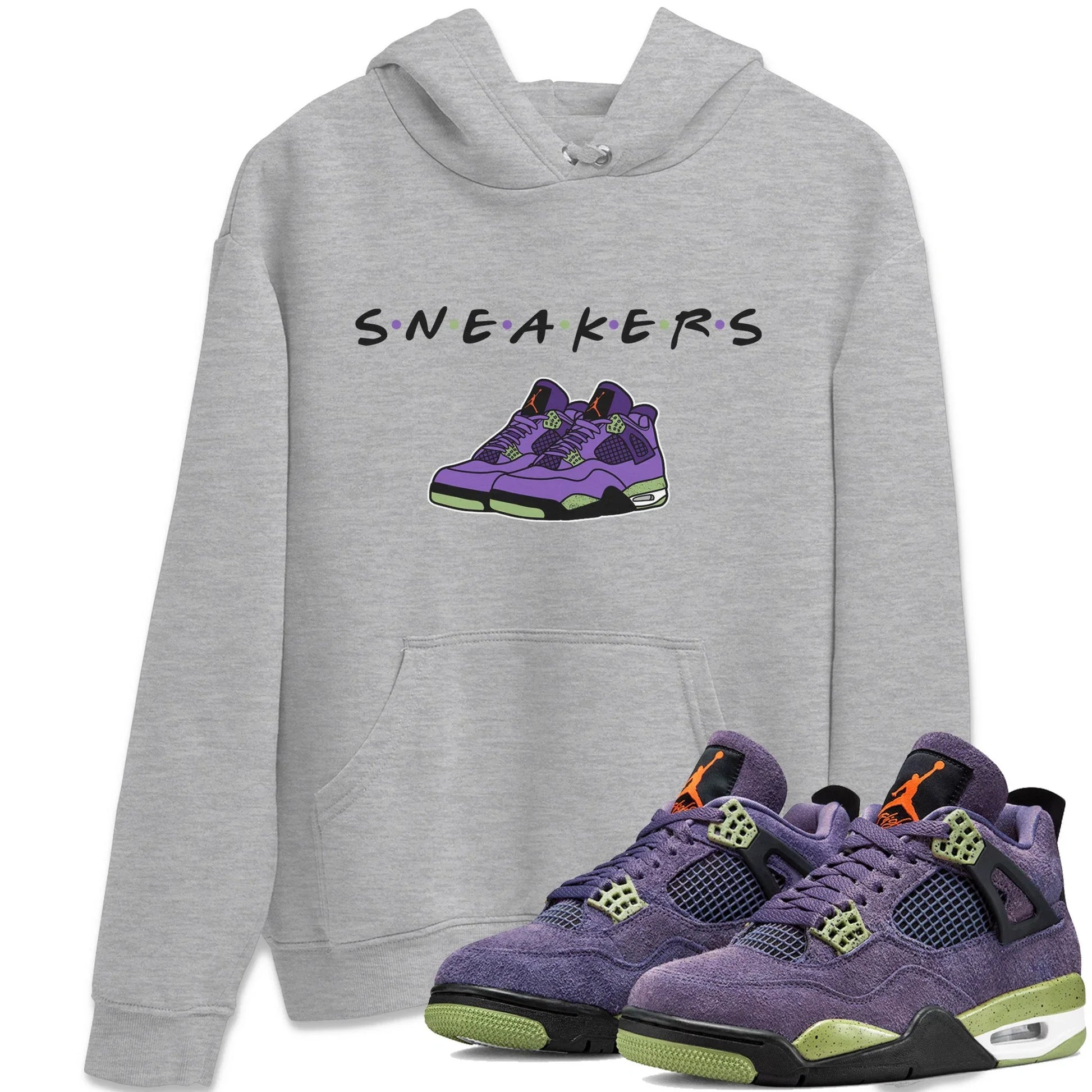 Jordan 4 Canyon Purple Sneaker Match Tees Sneakers Sneaker Tees Jordan 4 Canyon Purple Sneaker Release Tees Unisex Shirts