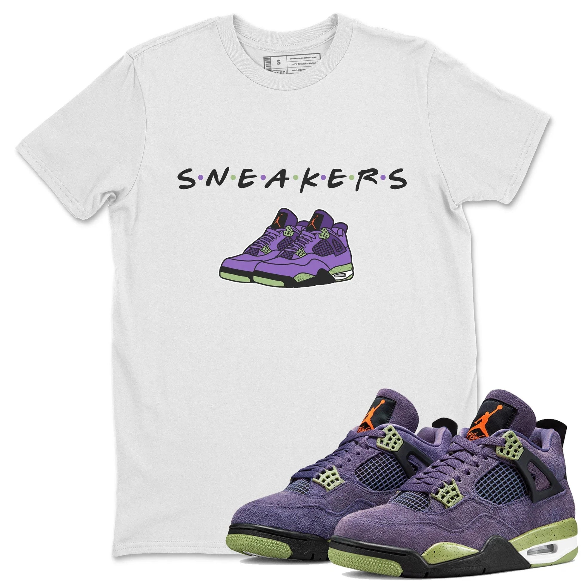 Jordan 4 Canyon Purple Sneaker Match Tees Sneakers Sneaker Tees Jordan 4 Canyon Purple Sneaker Release Tees Unisex Shirts