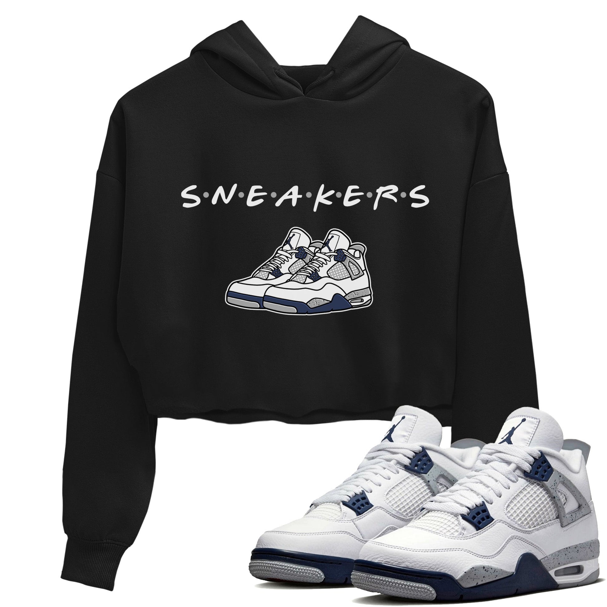 Jordan 4 Midnight Navy Sneaker Match Tees Sneakers Sneaker Tees Jordan 4 Midnight Navy Sneaker Release Tees Women's Shirts