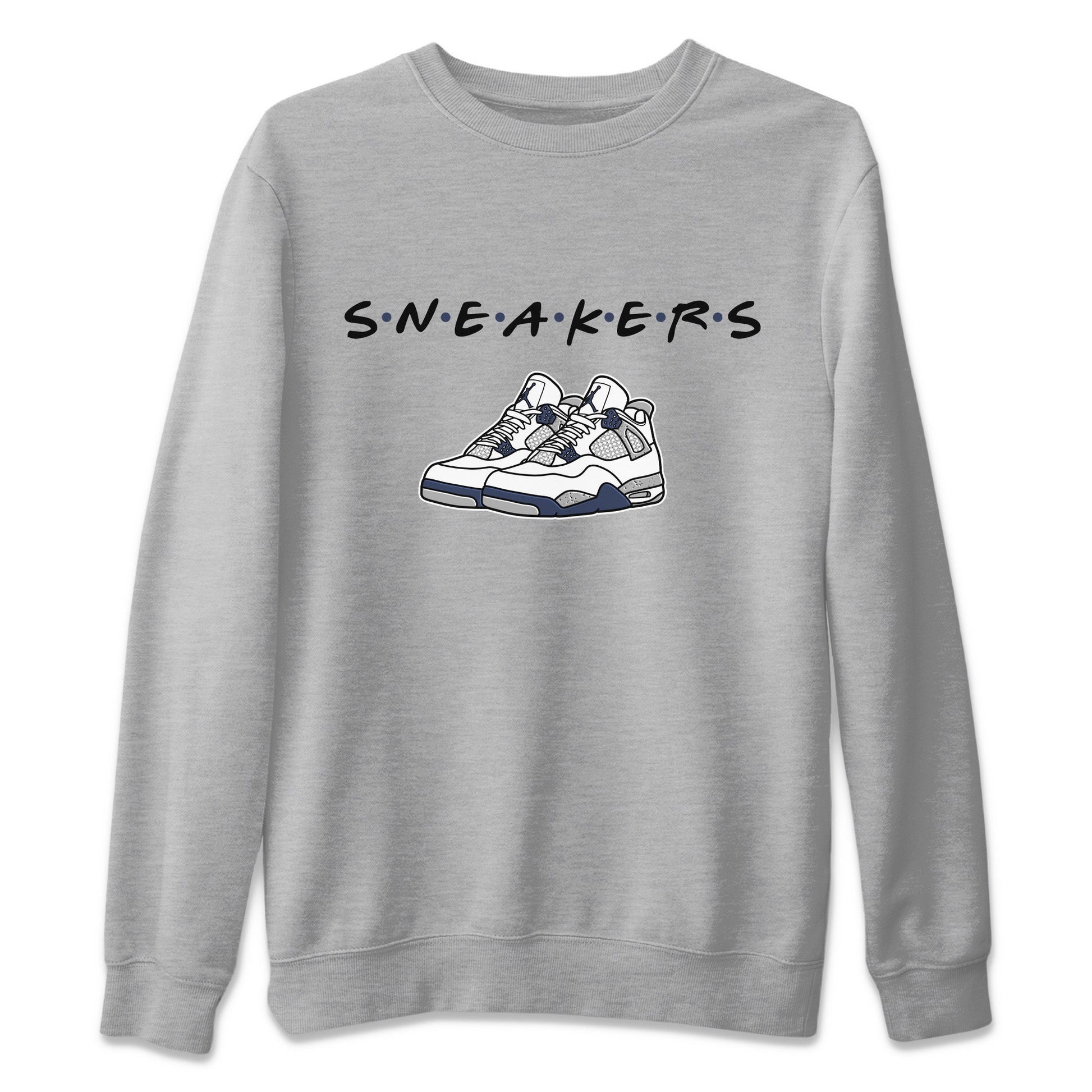 Jordan 4 Midnight Navy Sneaker Match Tees Sneakers Sneaker Tees Jordan 4 Midnight Navy Sneaker Release Tees Unisex Shirts