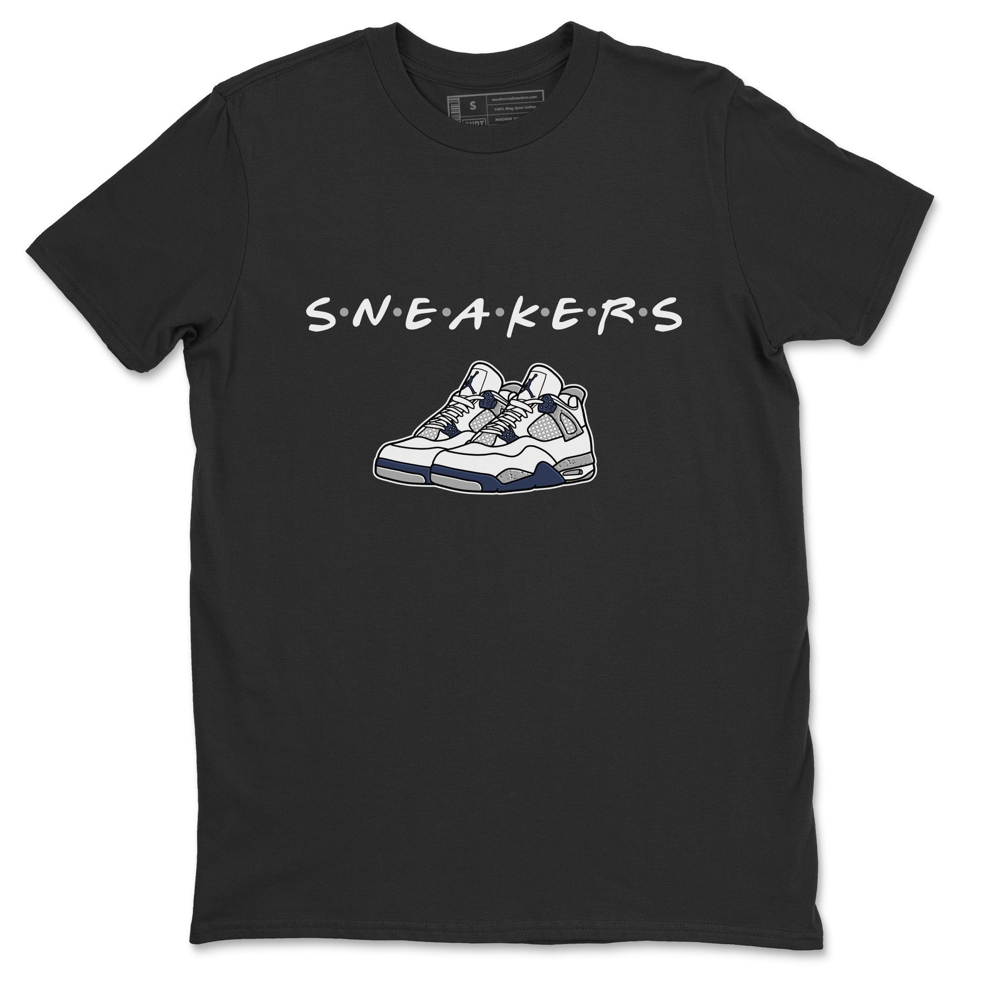 Jordan 4 Midnight Navy Sneaker Match Tees Sneakers Sneaker Tees Jordan 4 Midnight Navy Sneaker Release Tees Unisex Shirts