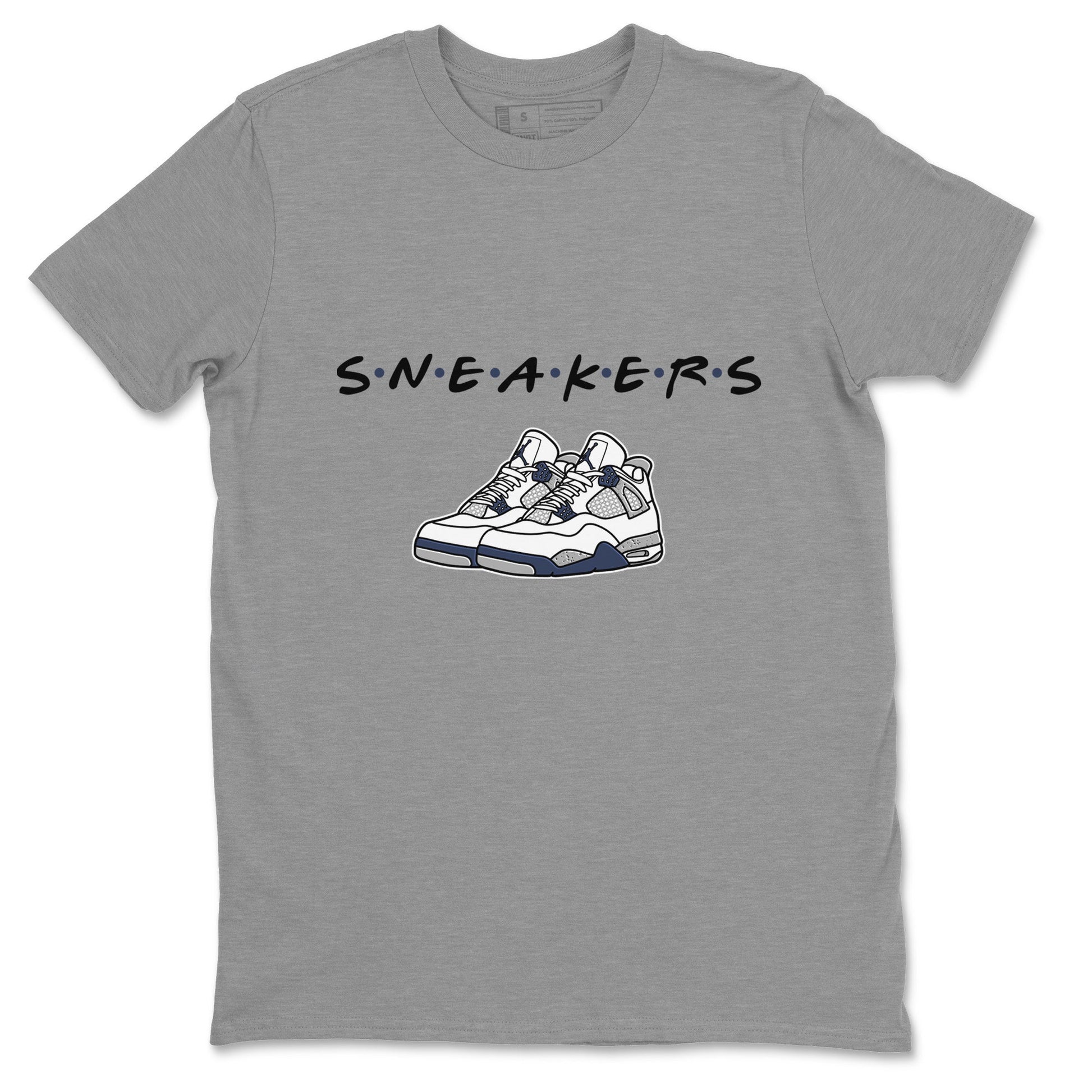 Jordan 4 Midnight Navy Sneaker Match Tees Sneakers Sneaker Tees Jordan 4 Midnight Navy Sneaker Release Tees Unisex Shirts