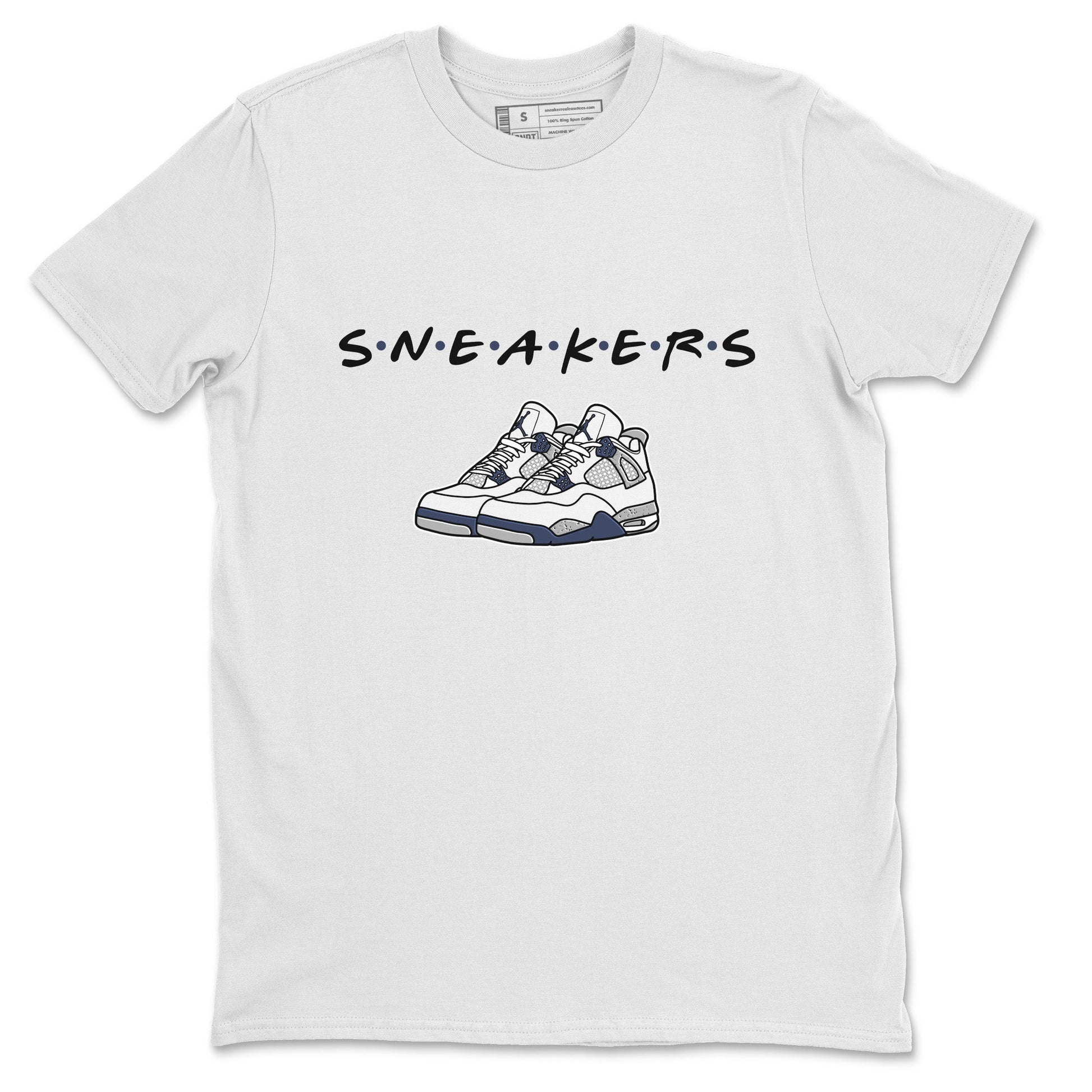 Jordan 4 Midnight Navy Sneaker Match Tees Sneakers Sneaker Tees Jordan 4 Midnight Navy Sneaker Release Tees Unisex Shirts
