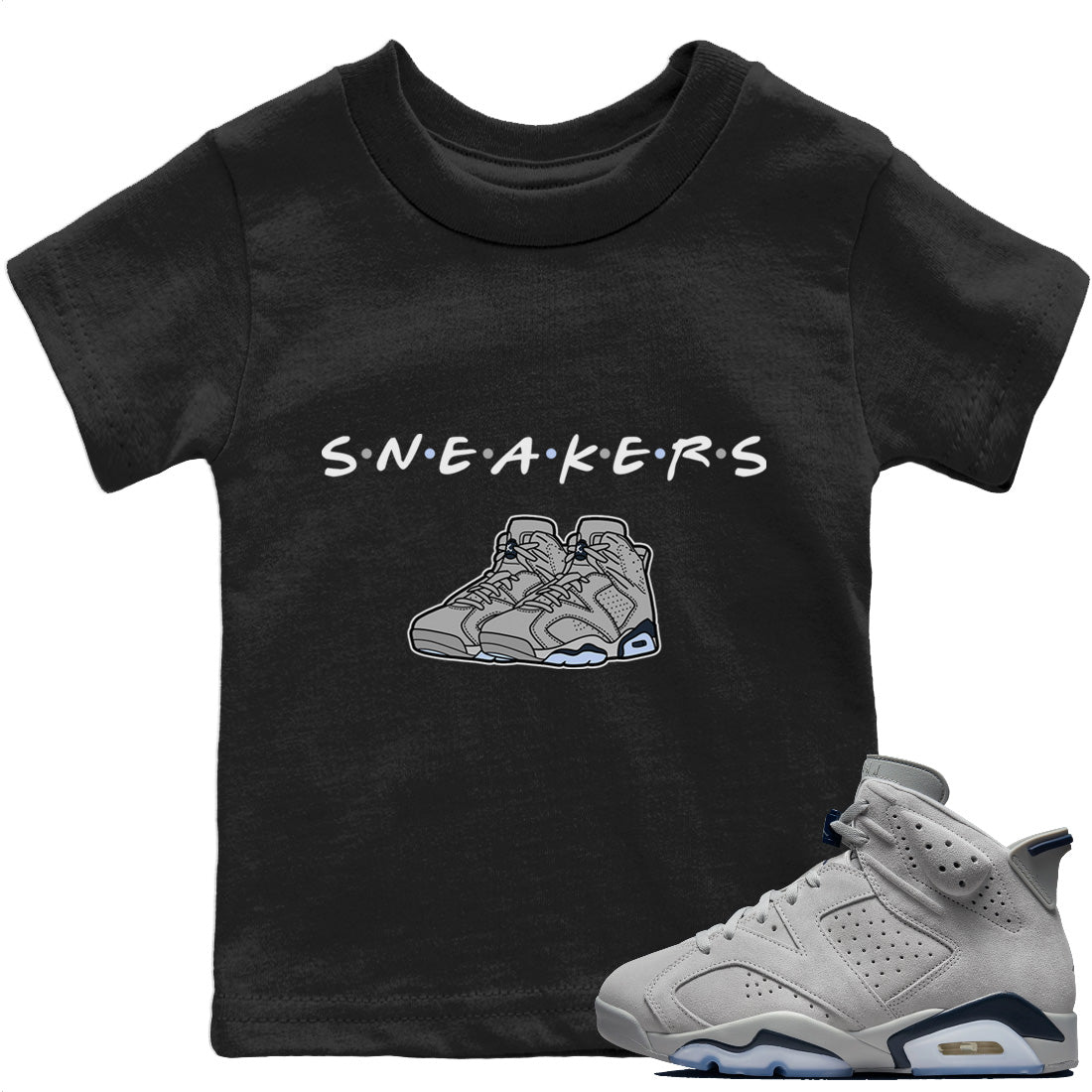 Jordan 6 Georgetown Sneaker Match Tees Sneakers Sneaker Tees Jordan 6 Georgetown Sneaker Release Tees Kids Shirts